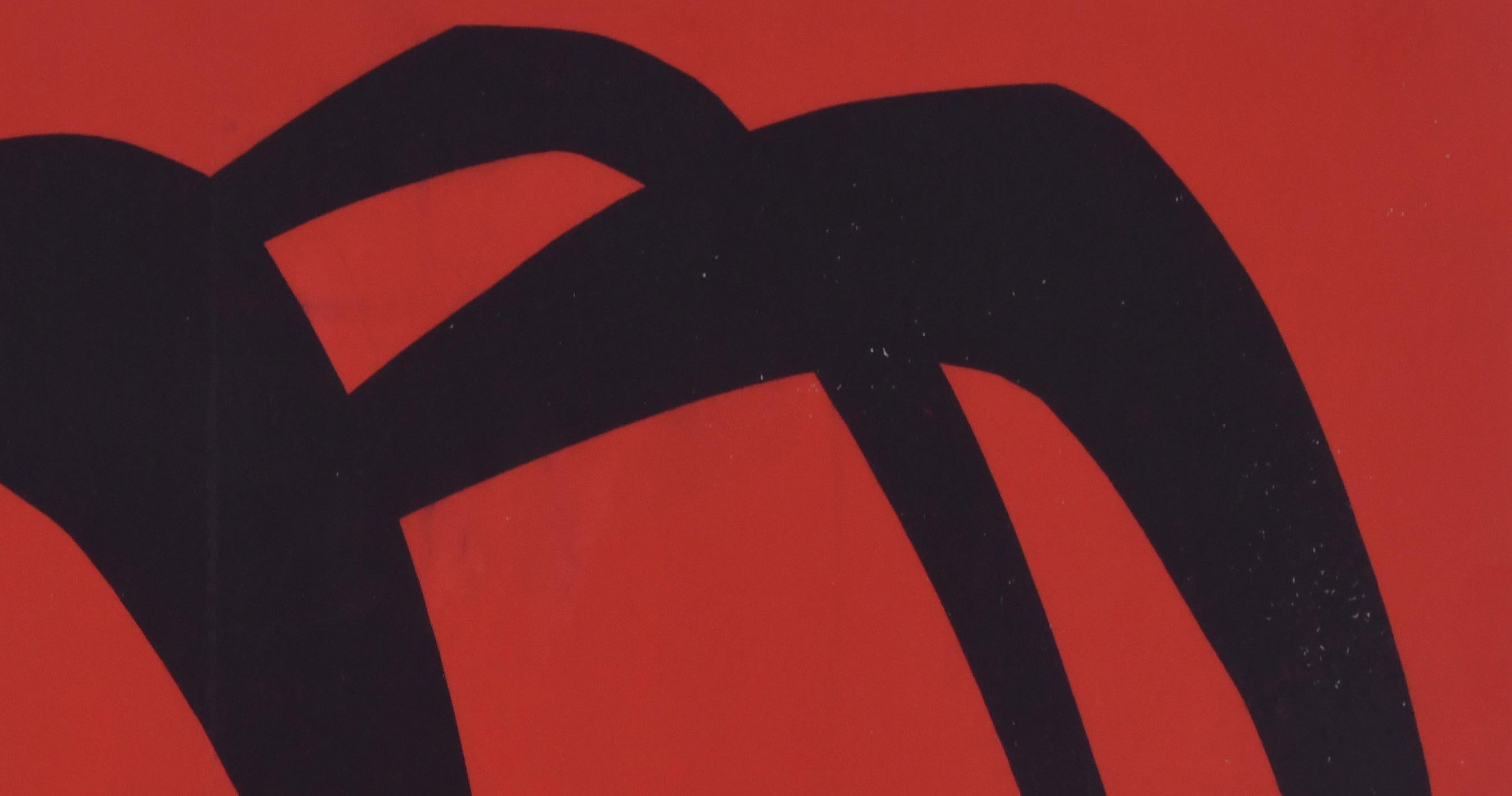 Untitled - Red Abstract Print by Alexander Calder