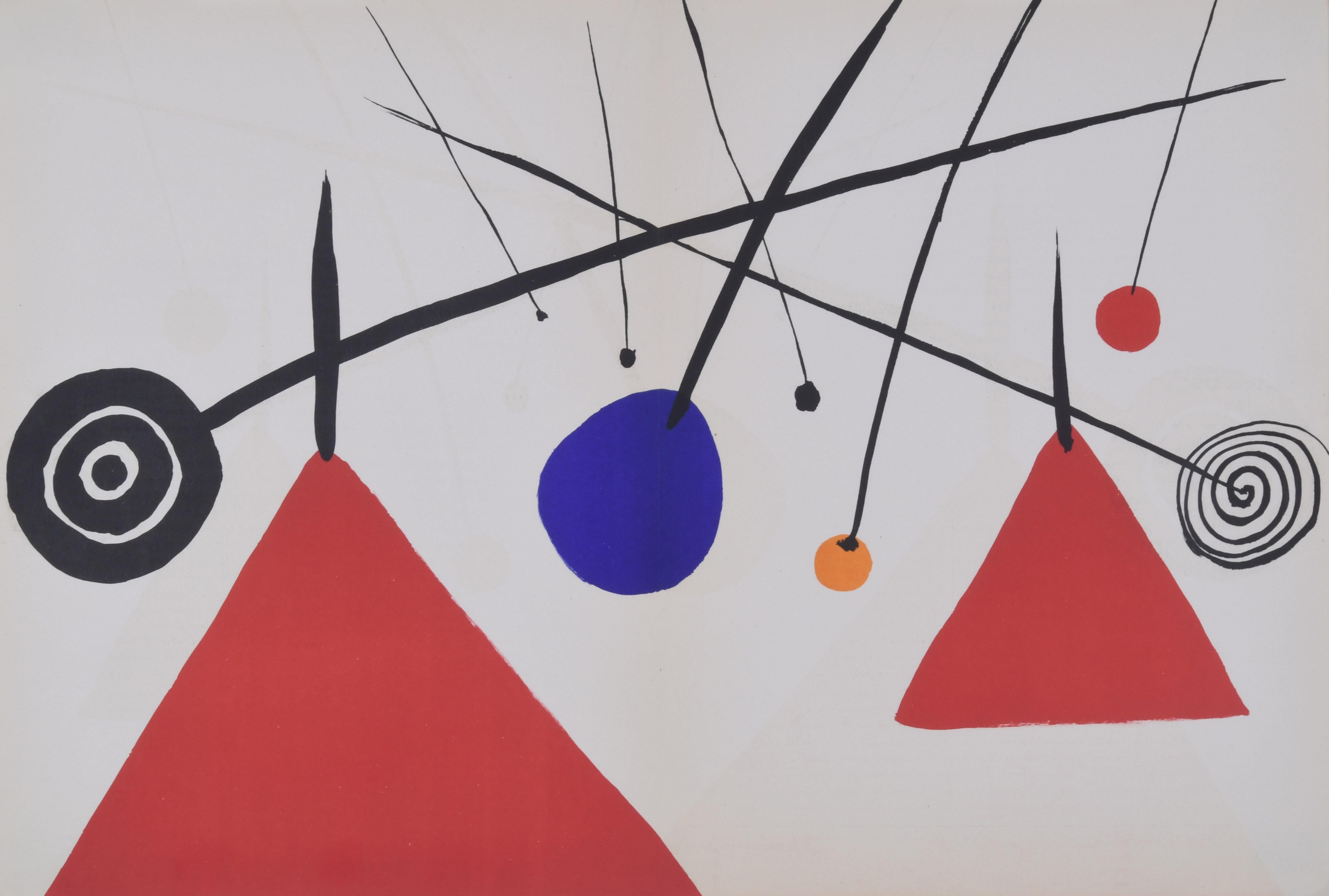 Alexander Calder Abstract Print – Unbenannt