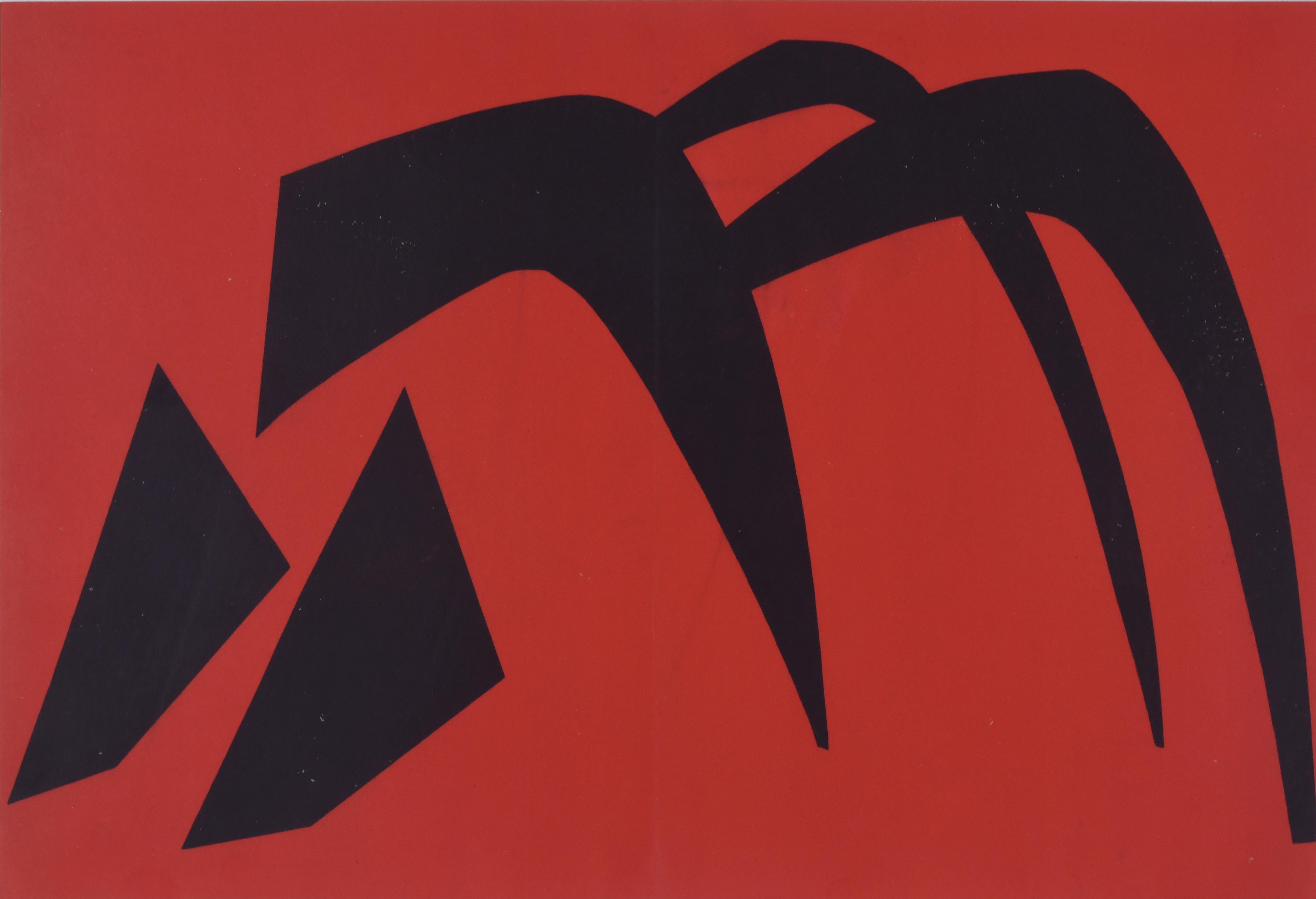 Abstract Print Alexander Calder - Sans titre