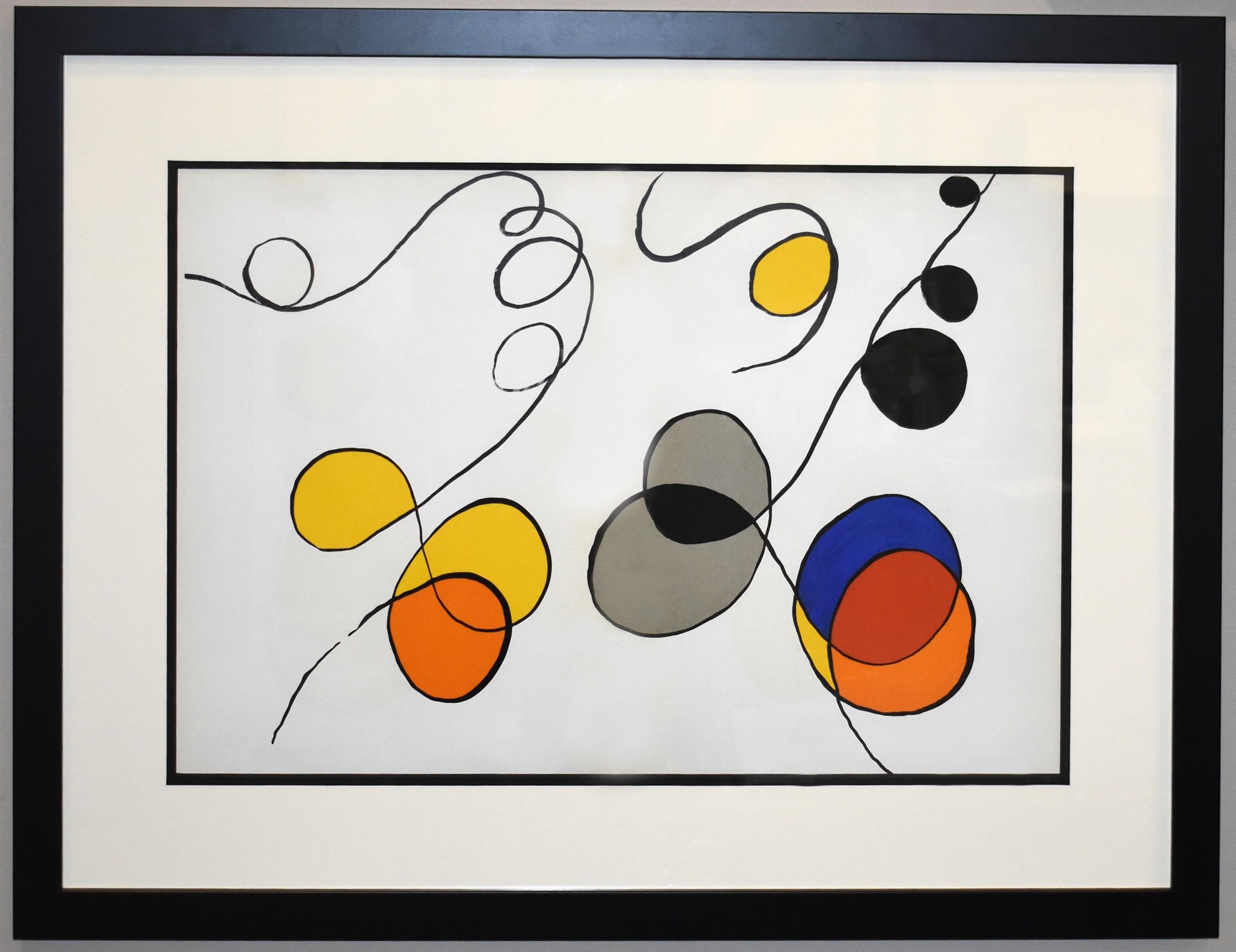 Alexander Calder Abstract Print - Untitled, from Derriere le Miroir #173