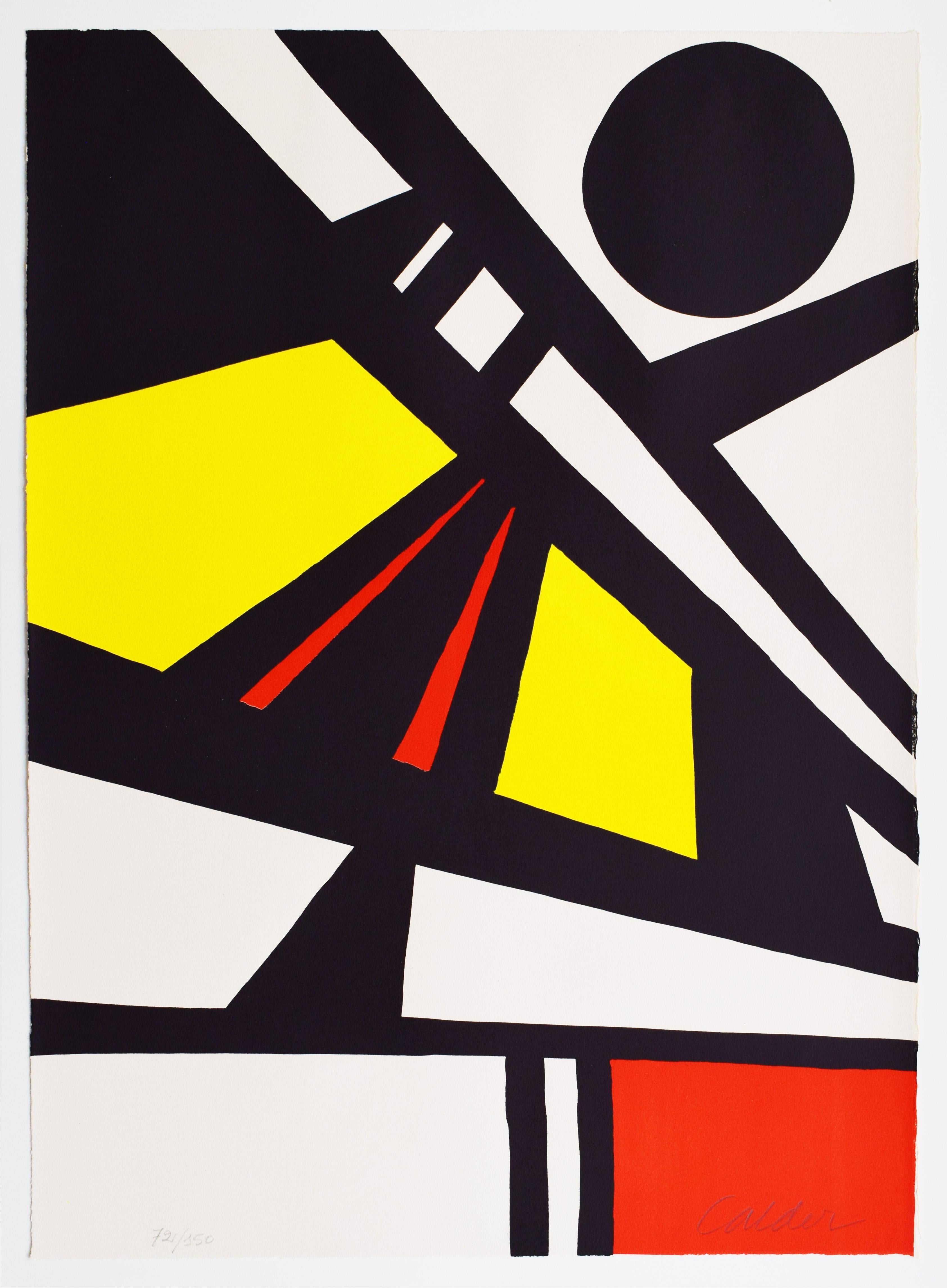 Untitled, from: Graphic Portfolio University of St. Gallen 1963-66 - Kinetic - Print by Alexander Calder
