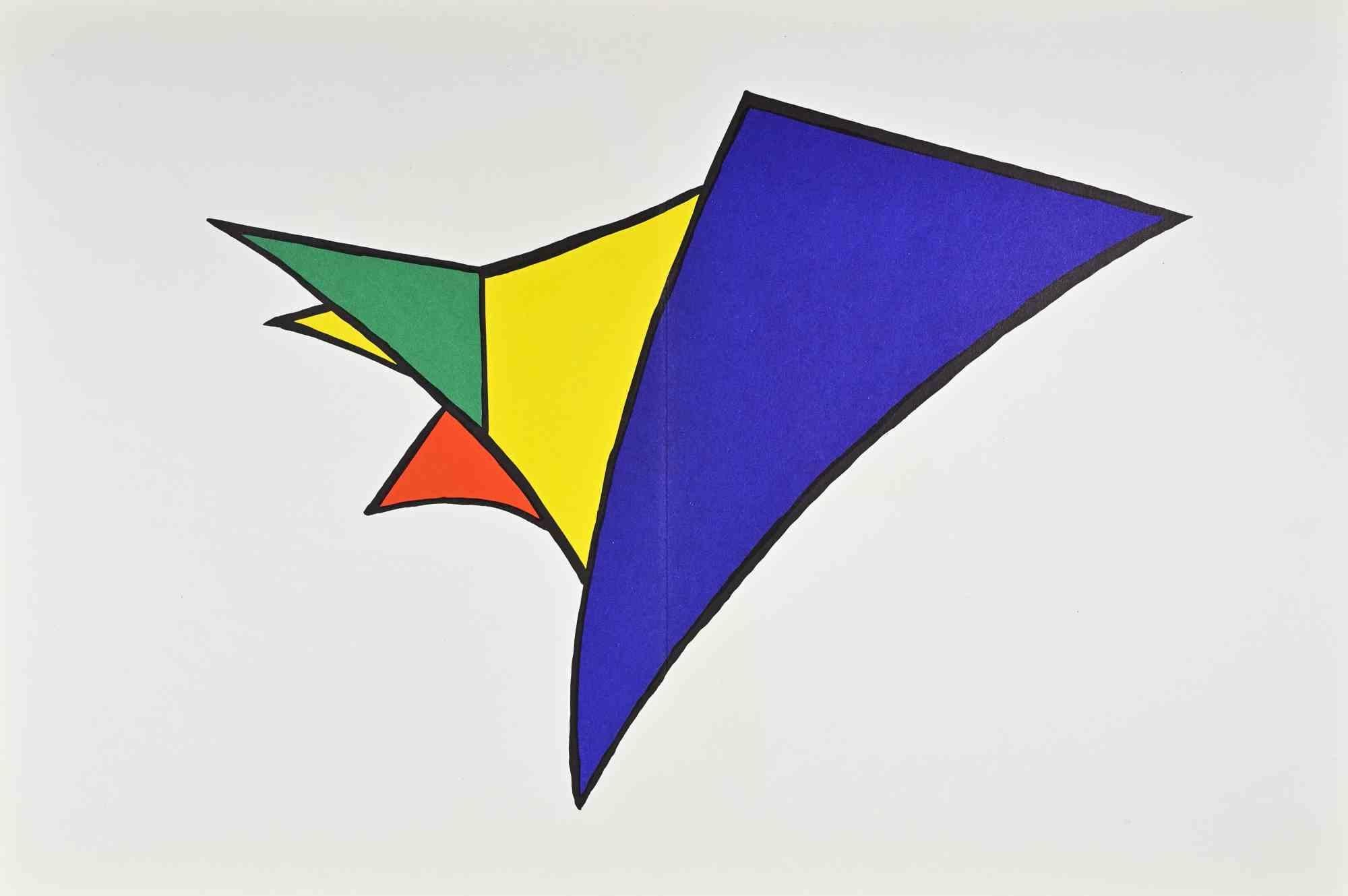 Untitled Lithograph by Alexander Calder, Abstract, 1963, Unframed