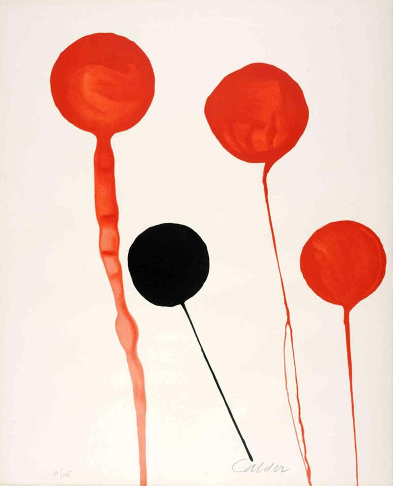Calder Graphics Alexander Calder Art - 292 For Sale at 1stDibs | calder paintings ...