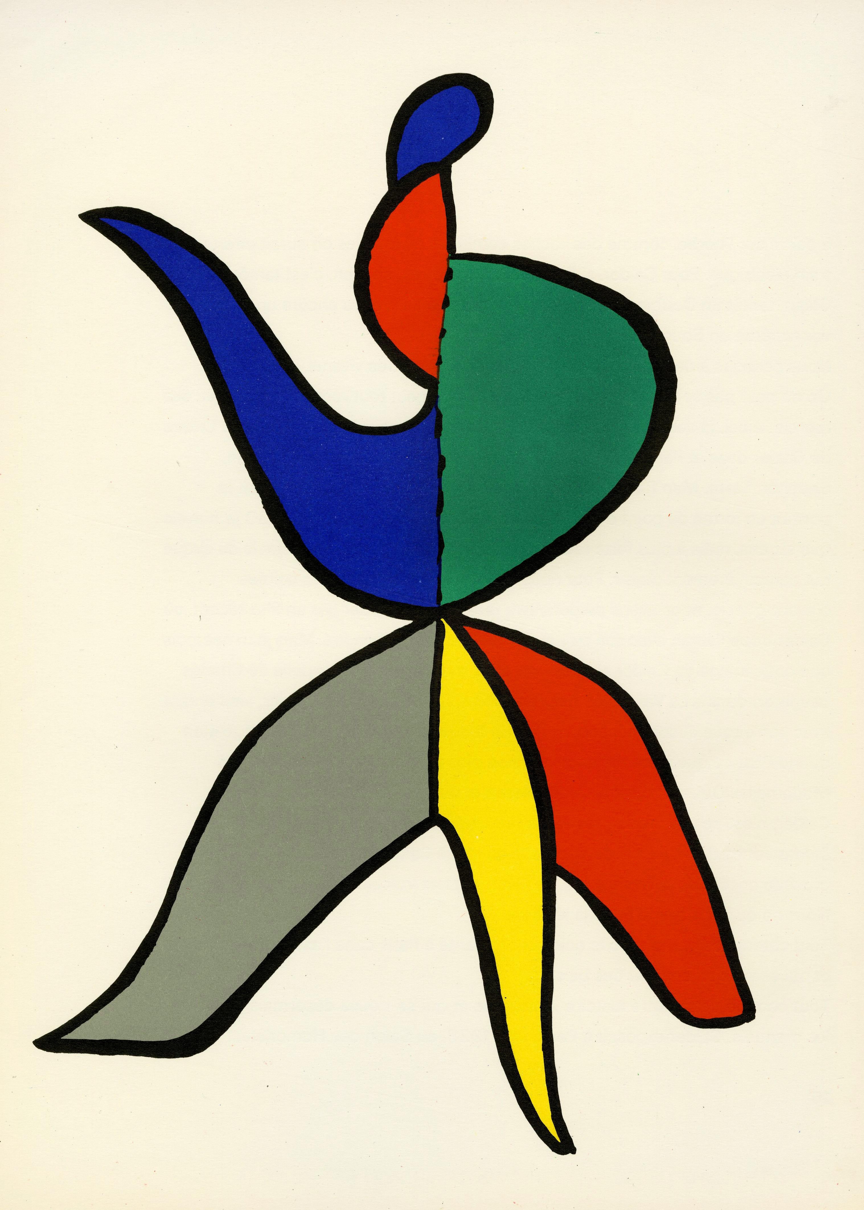 Alexander Calder Abstract Print - Untitled (Plate 3) DLM