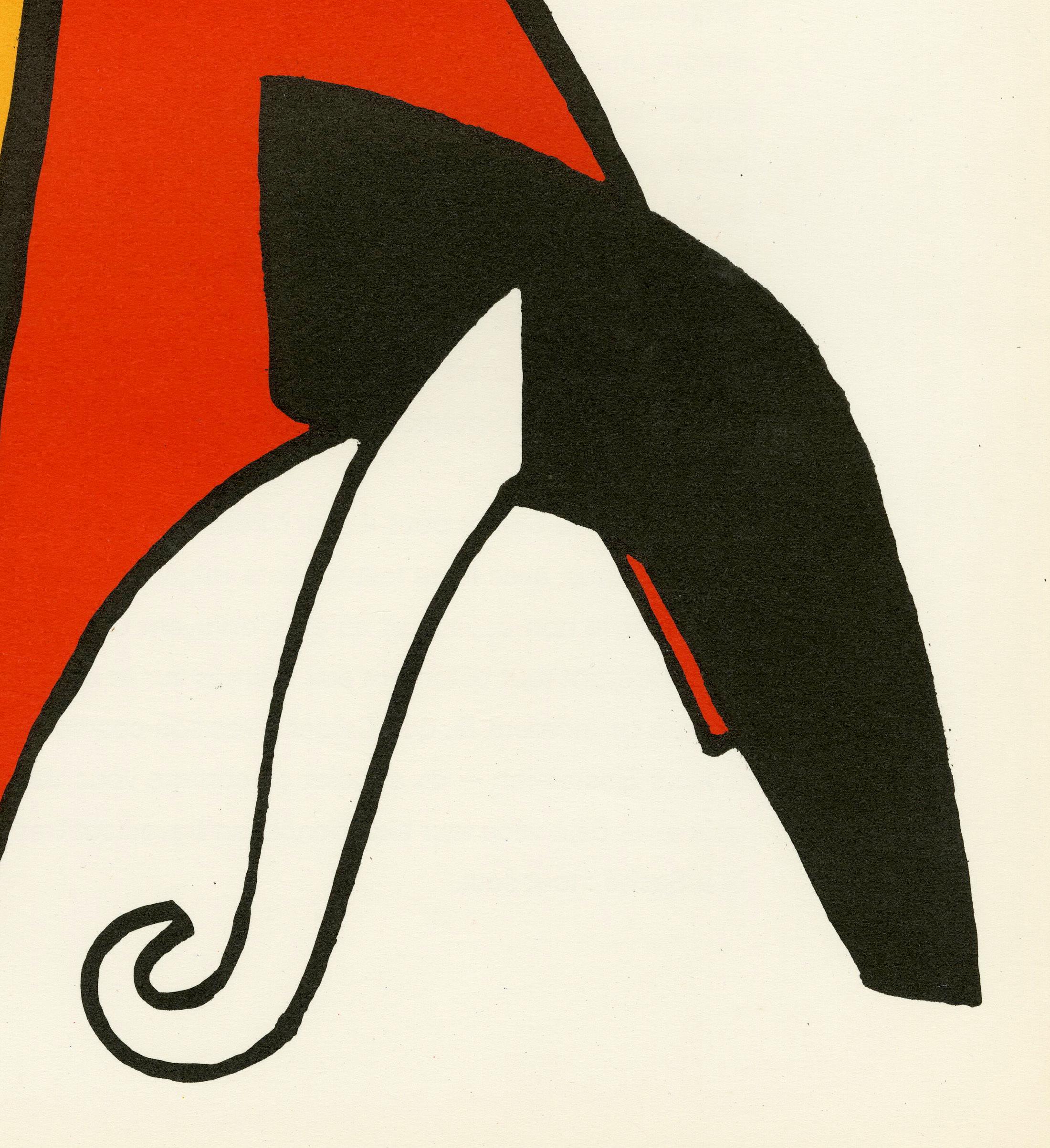 Sans titre (plaque 4) DLM - Abstrait Print par Alexander Calder