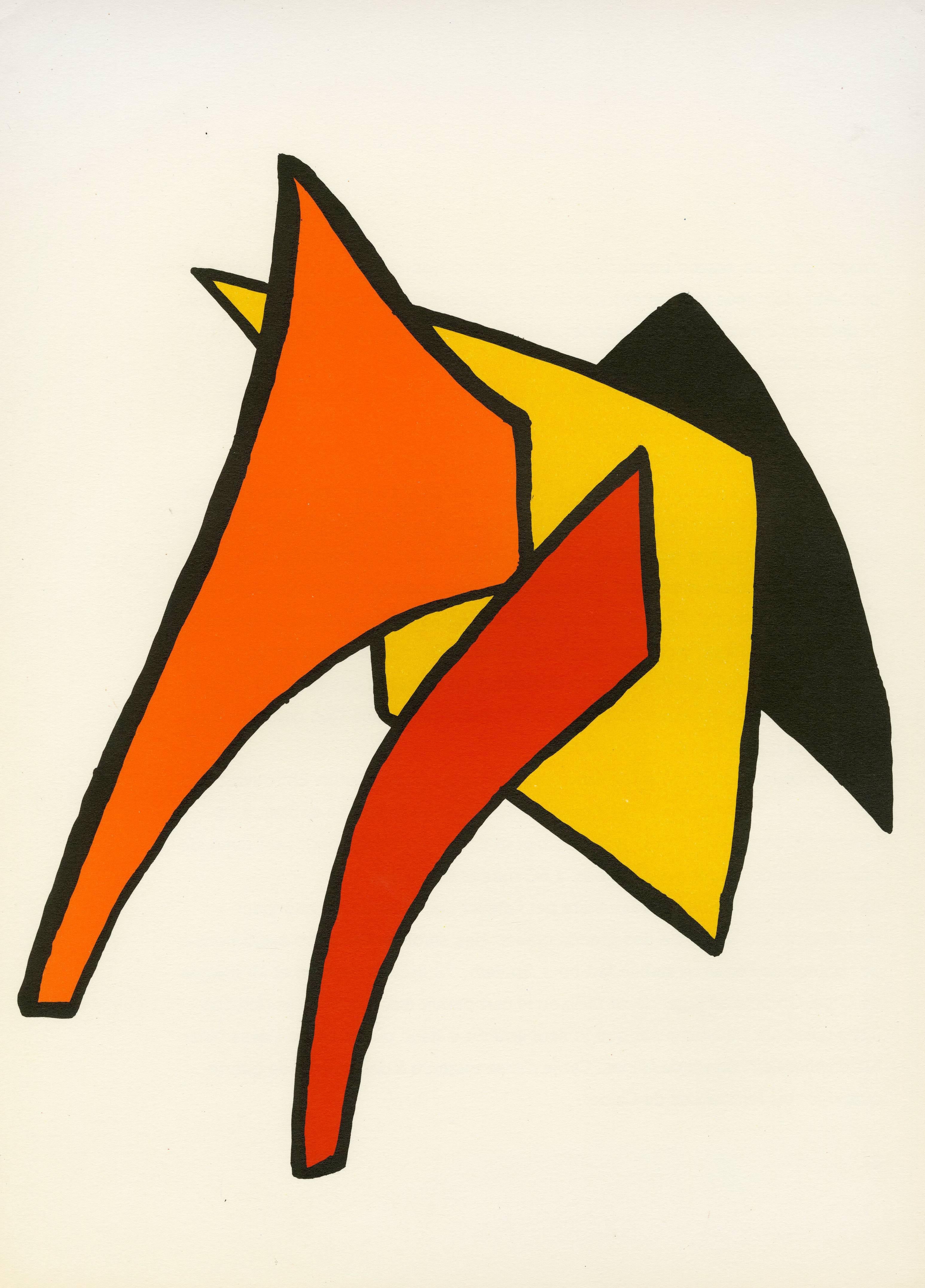 Alexander Calder Abstract Print - Untitled (Plate 7) DLM