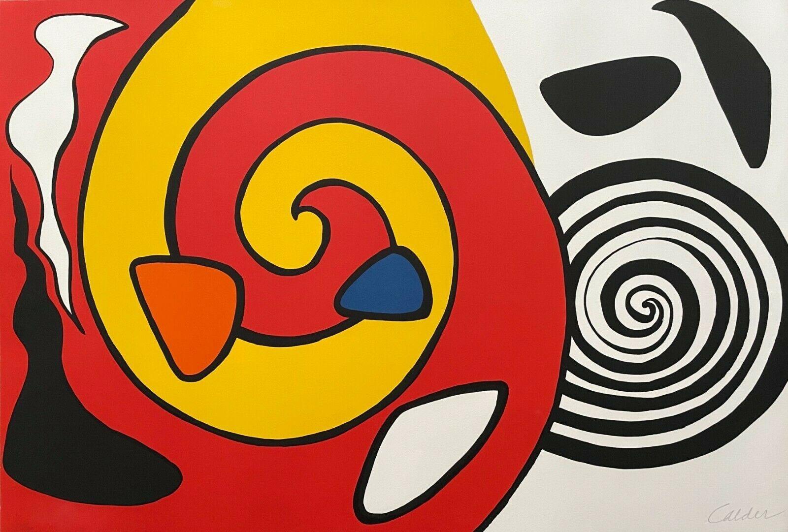Alexander Calder Landscape Print - Untitled (Spirals and Forms)