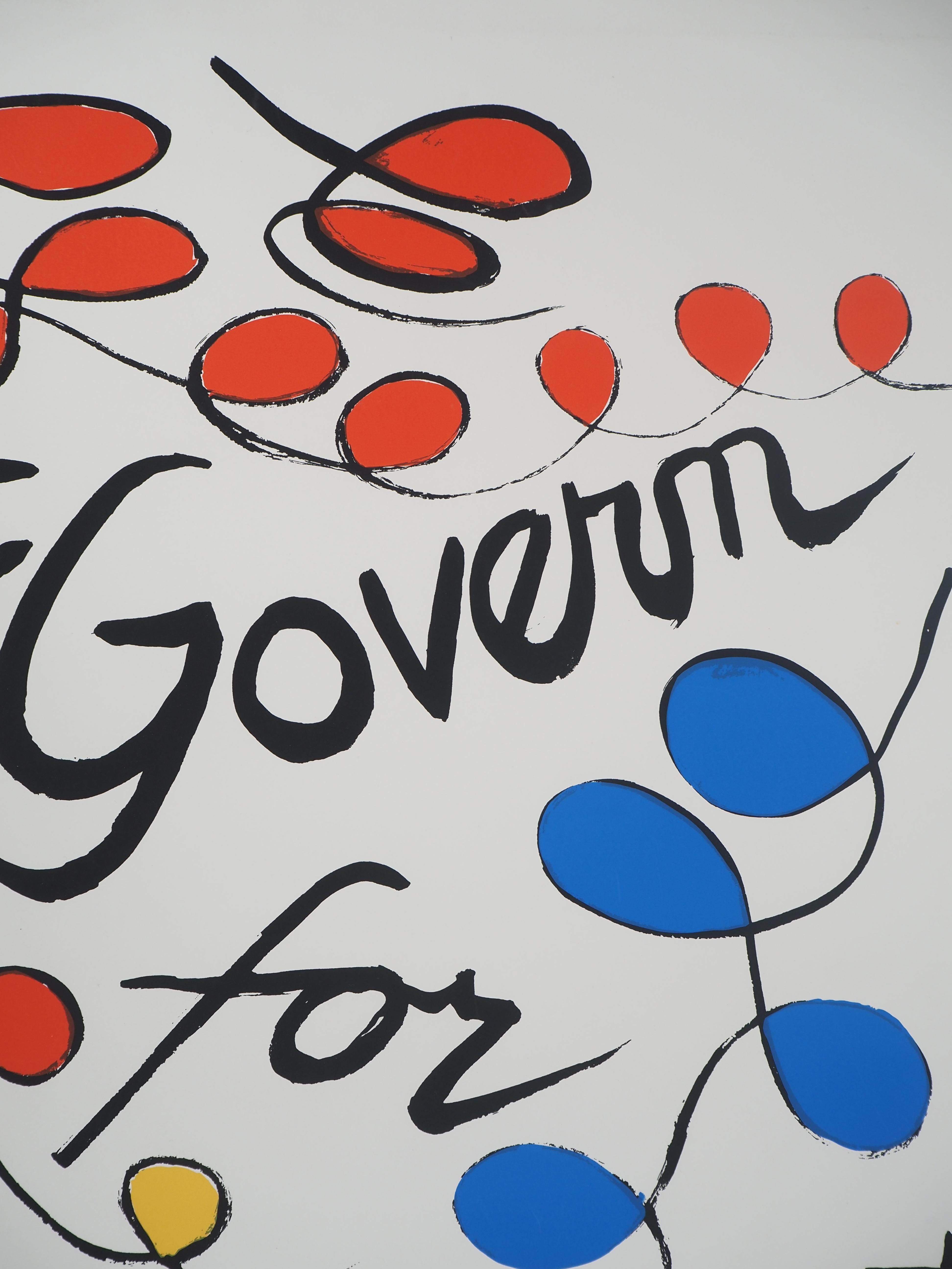 USA : McGovern for McGovernment - Original Screen Print HANDSIGNED For Sale 3