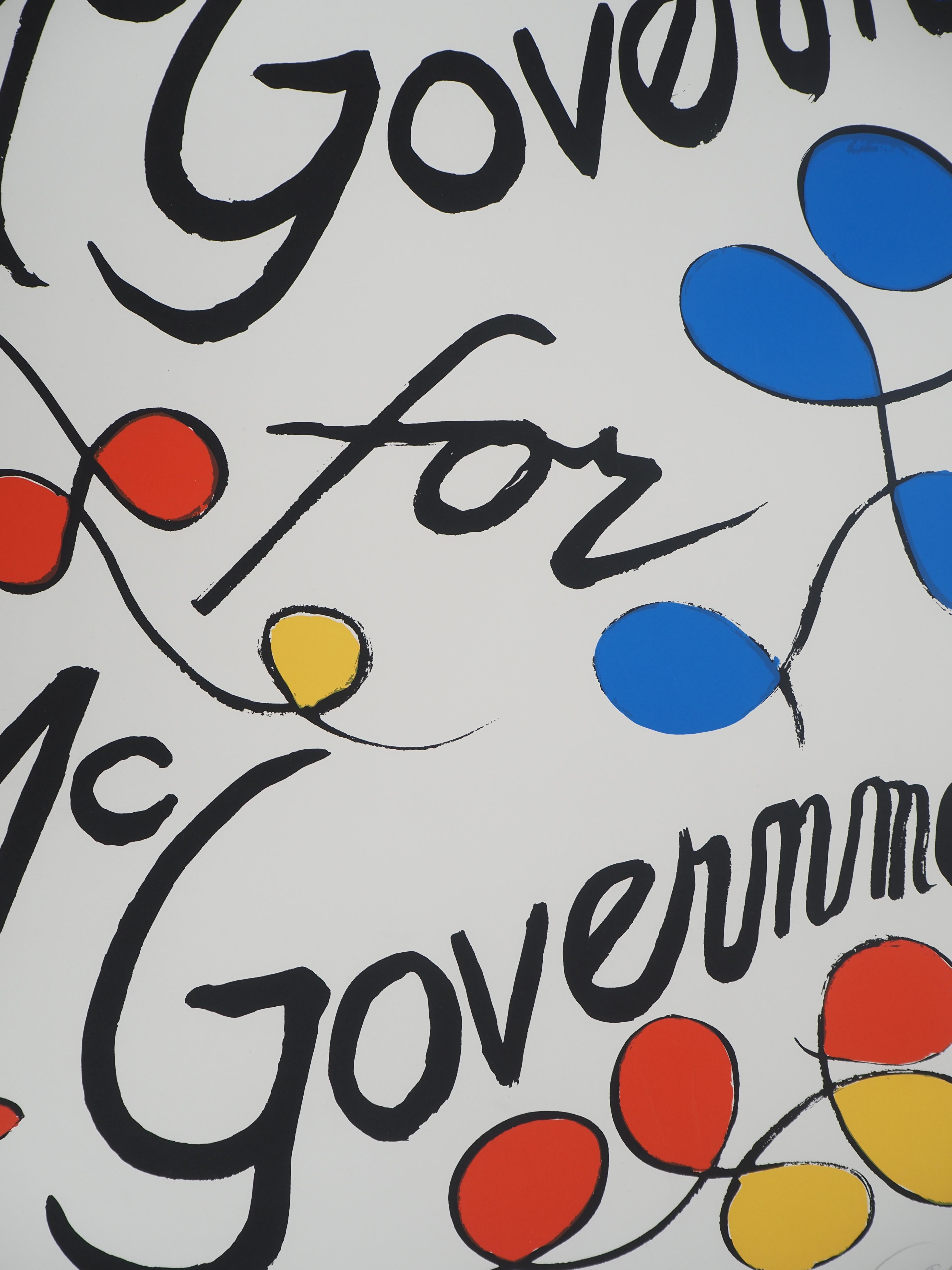 USA : McGovern for McGovernment - Original Screen Print HANDSIGNED For Sale 4