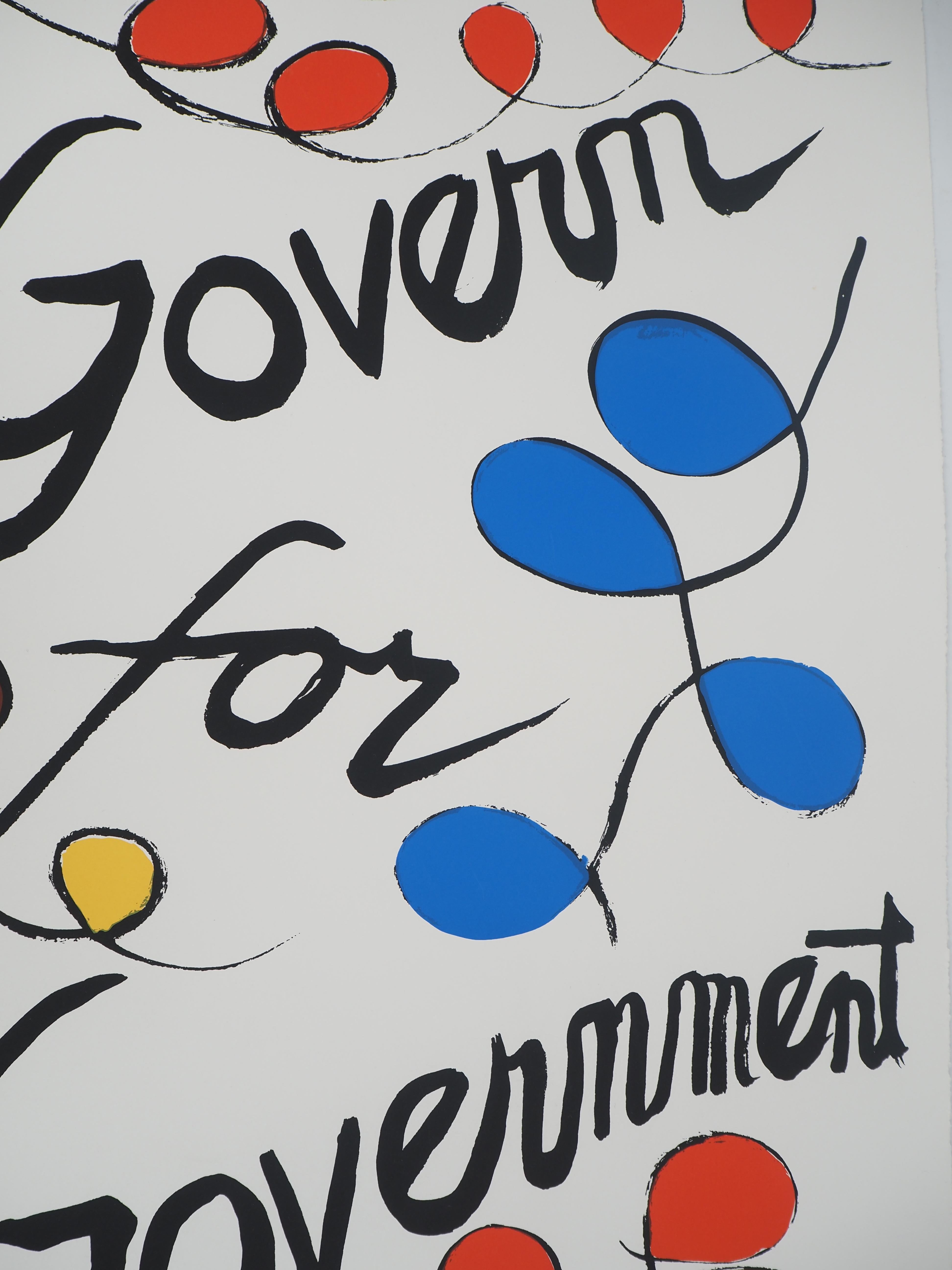 USA : McGovern for McGovernment - Original Screen Print HANDSIGNED For Sale 5