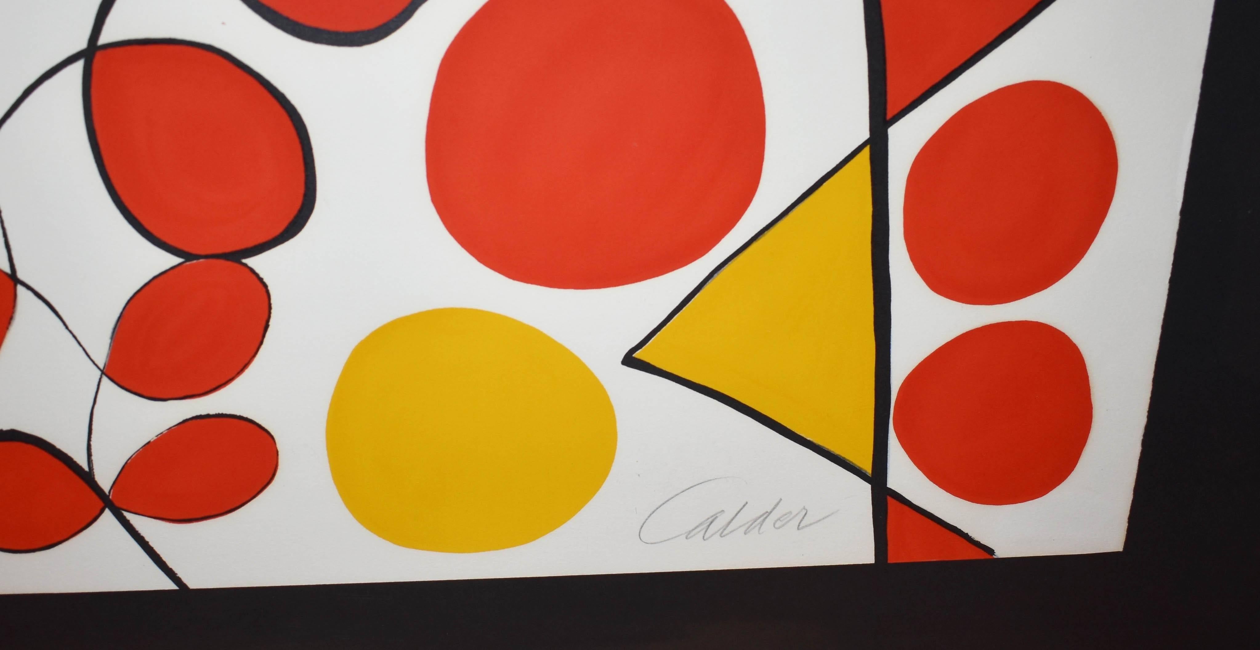 Vertical Flags - Abstract Print by Alexander Calder