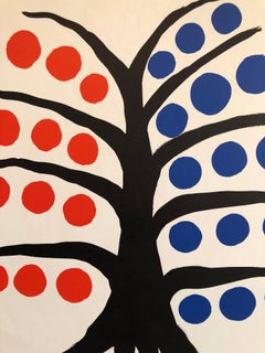 Vintage Poster 1971 Galerie Maeght Arte Paris Tree with Fruit Lithograph