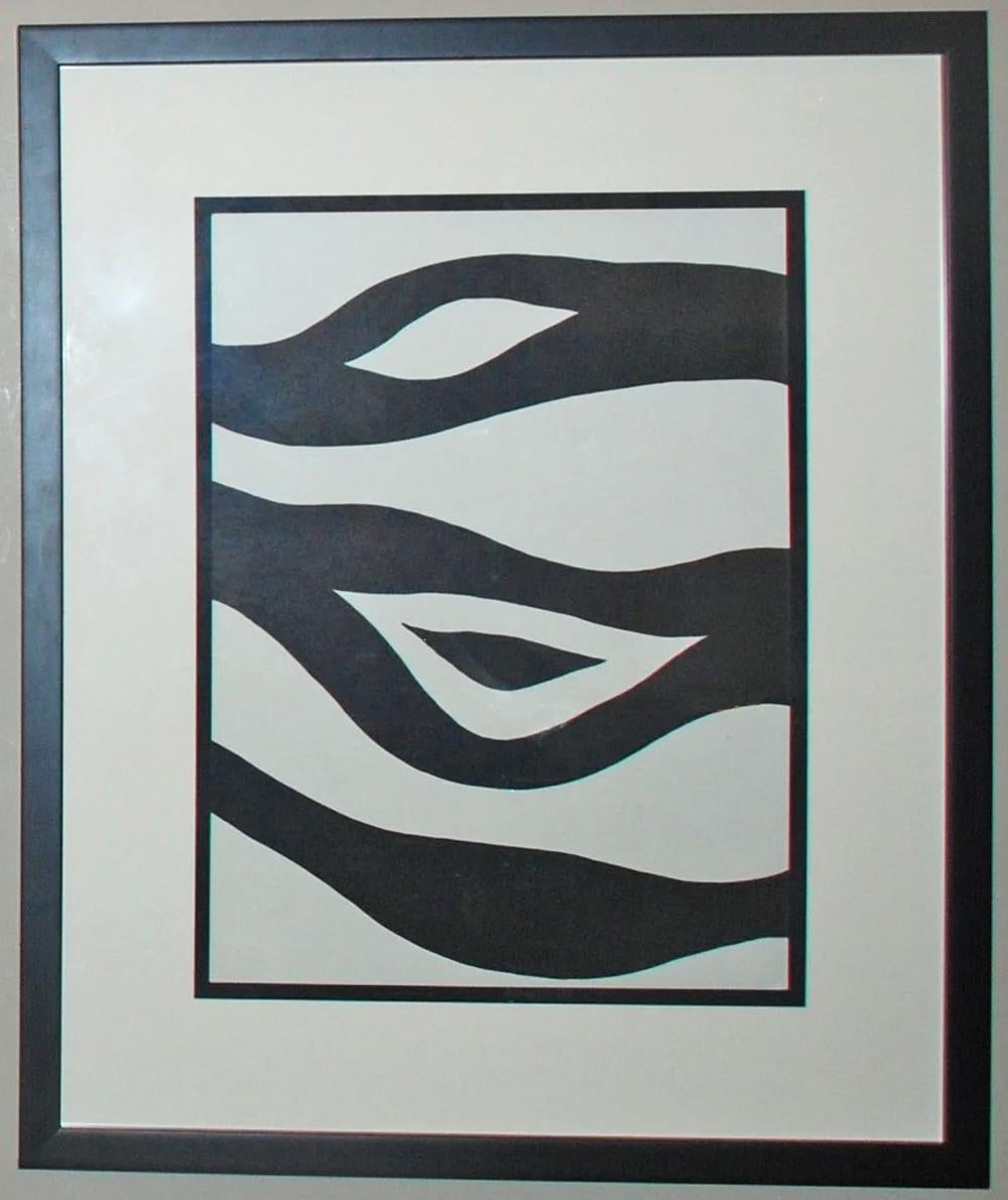 Waves (Derriere le Miroir #156) - Abstract Print by Alexander Calder