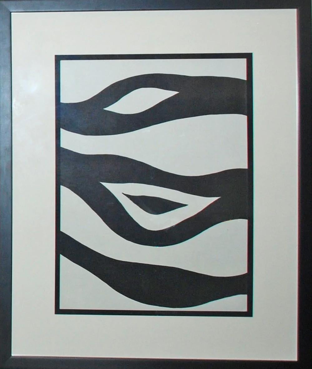 Waves (Derriere le Miroir #156) - Abstract Print by Alexander Calder