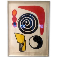 Yin, Yang, Spiral and Red Boomerang