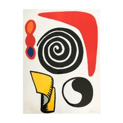 Yin, Yang, Spiral and Red Boomerang