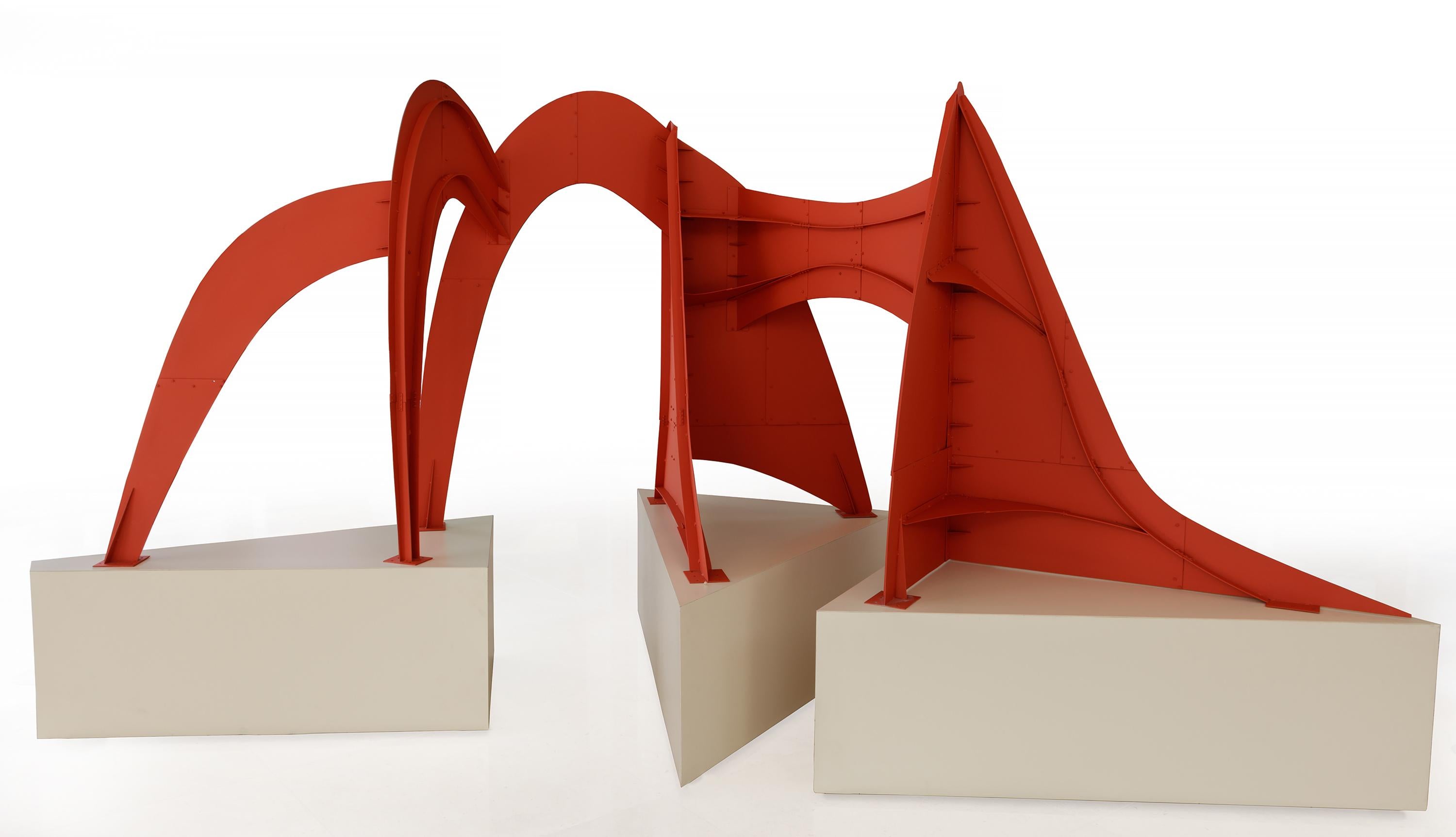 Alexander Calder Abstract Sculpture - Jerusalem Stabile (Intermediate Maquette)
