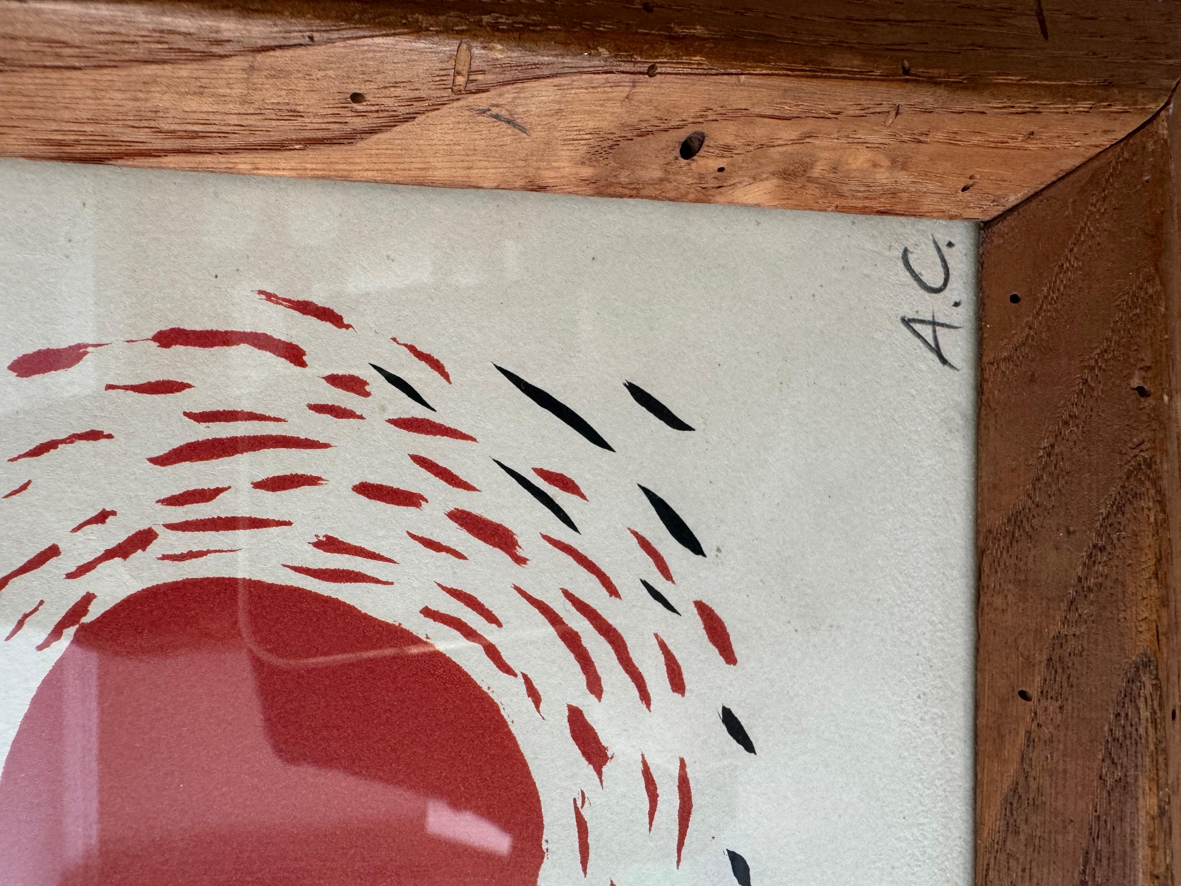 20th Century Alexander Calder signed and numbered lithograph For Sale