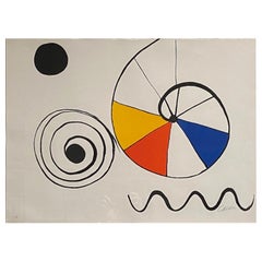 Alexander Calder, Signed Color Lithograph, E.A. 'Artist's Proof' 1965