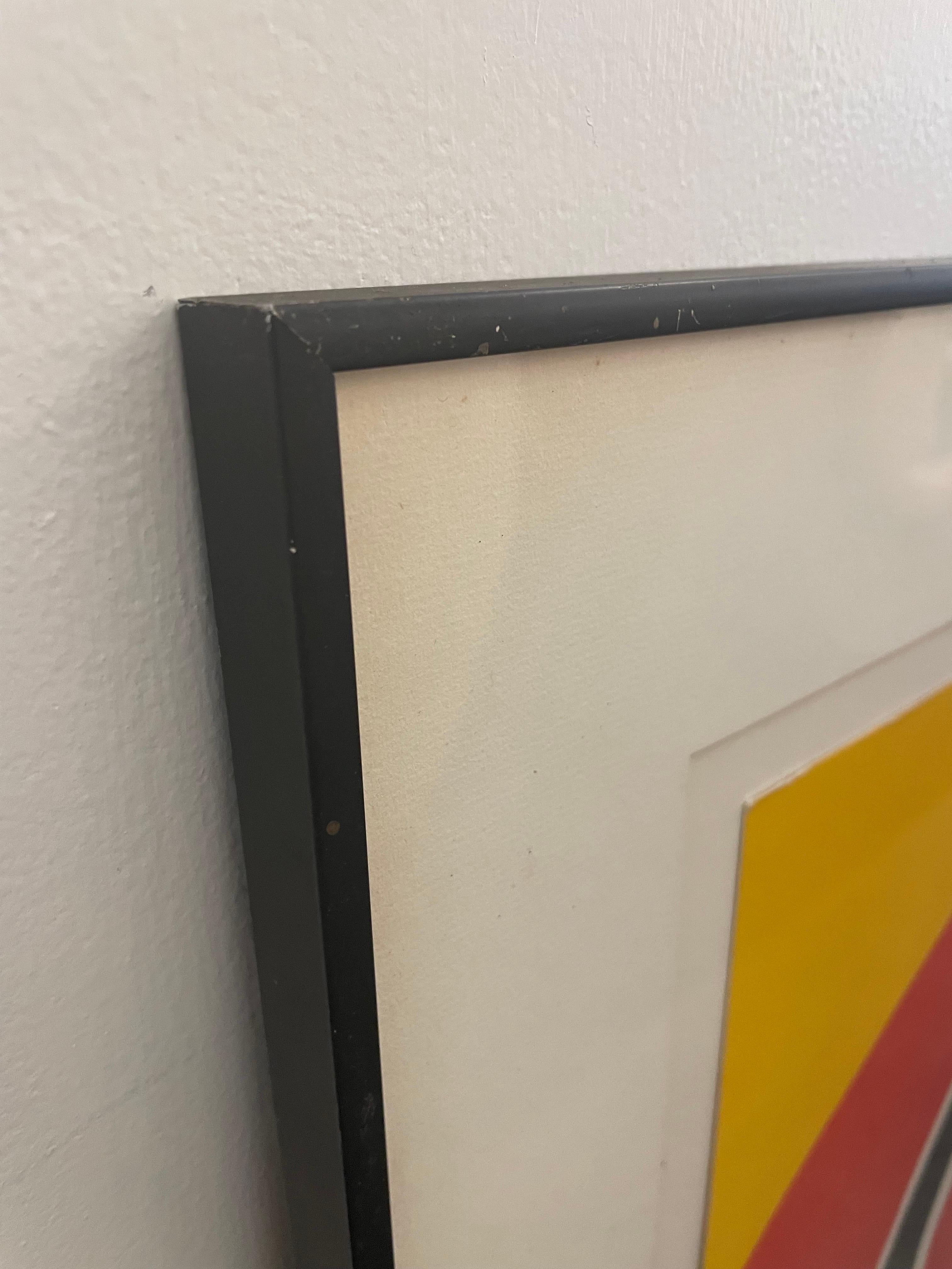 Alexander Calder Litografía vintage firmada y estampada 