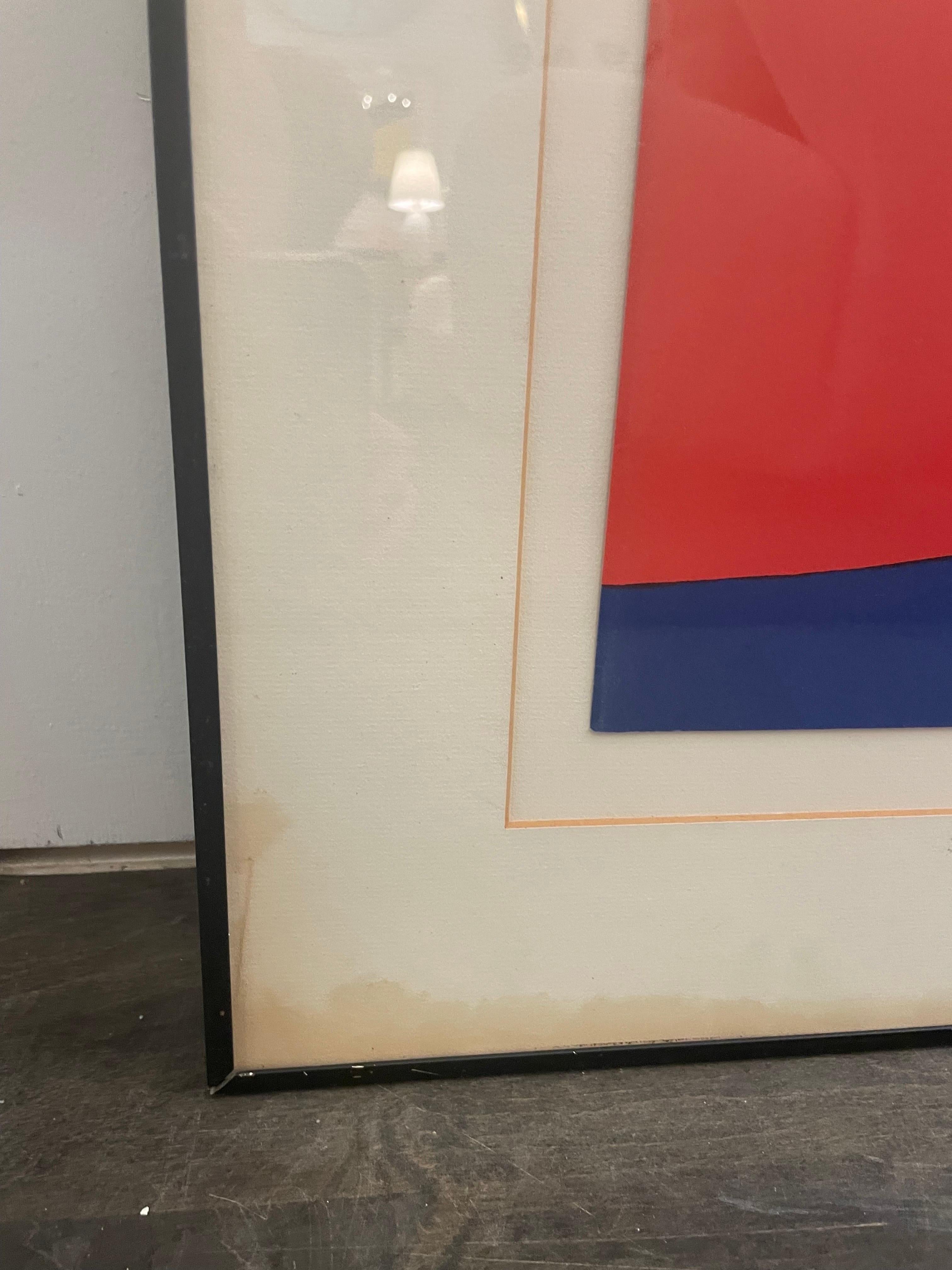 Alexander Calder Litografía vintage firmada y estampada 