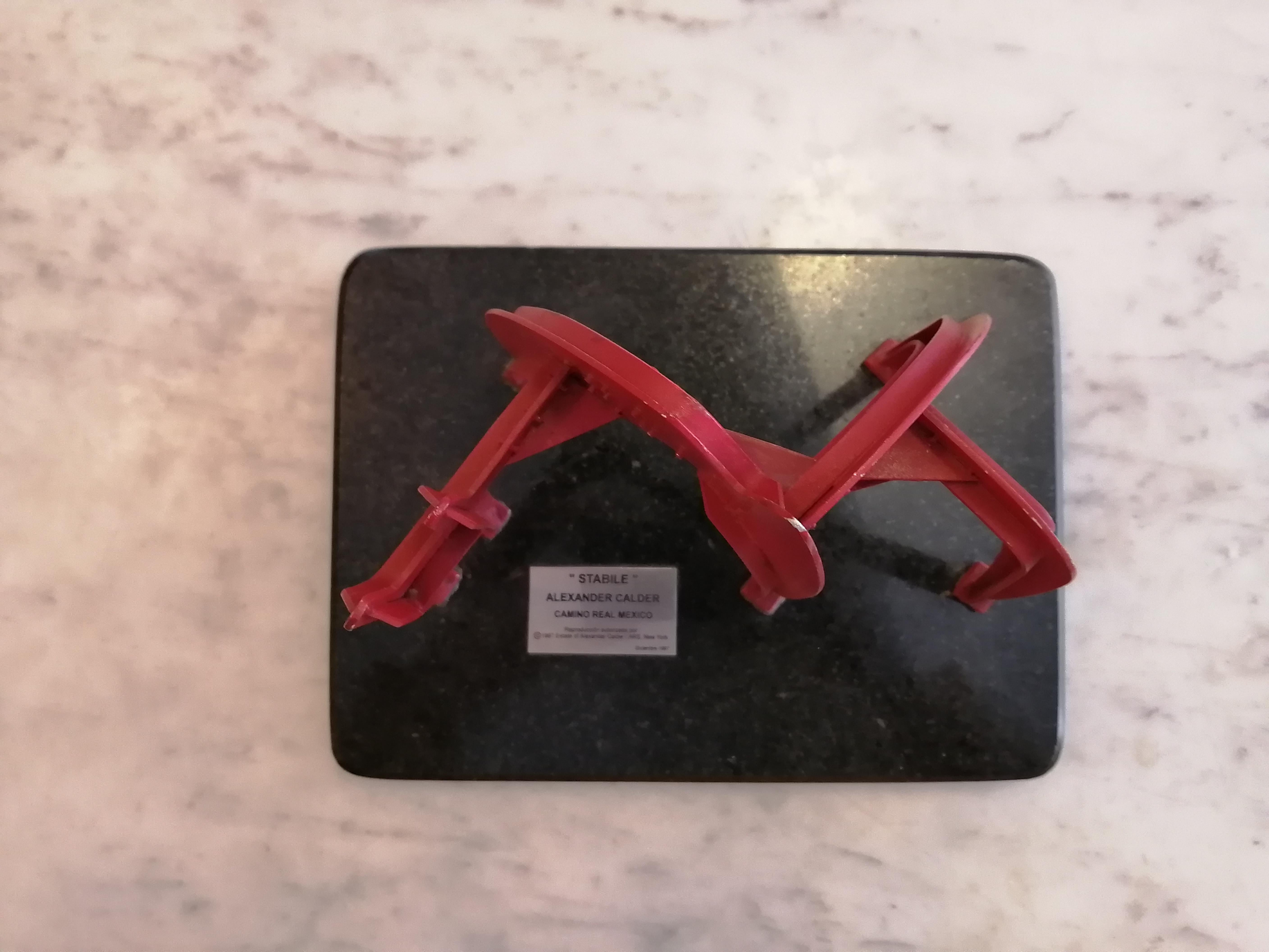 Mid-Century Modern Alexander Calder Stabile at Hotel Camino Real Sculpture