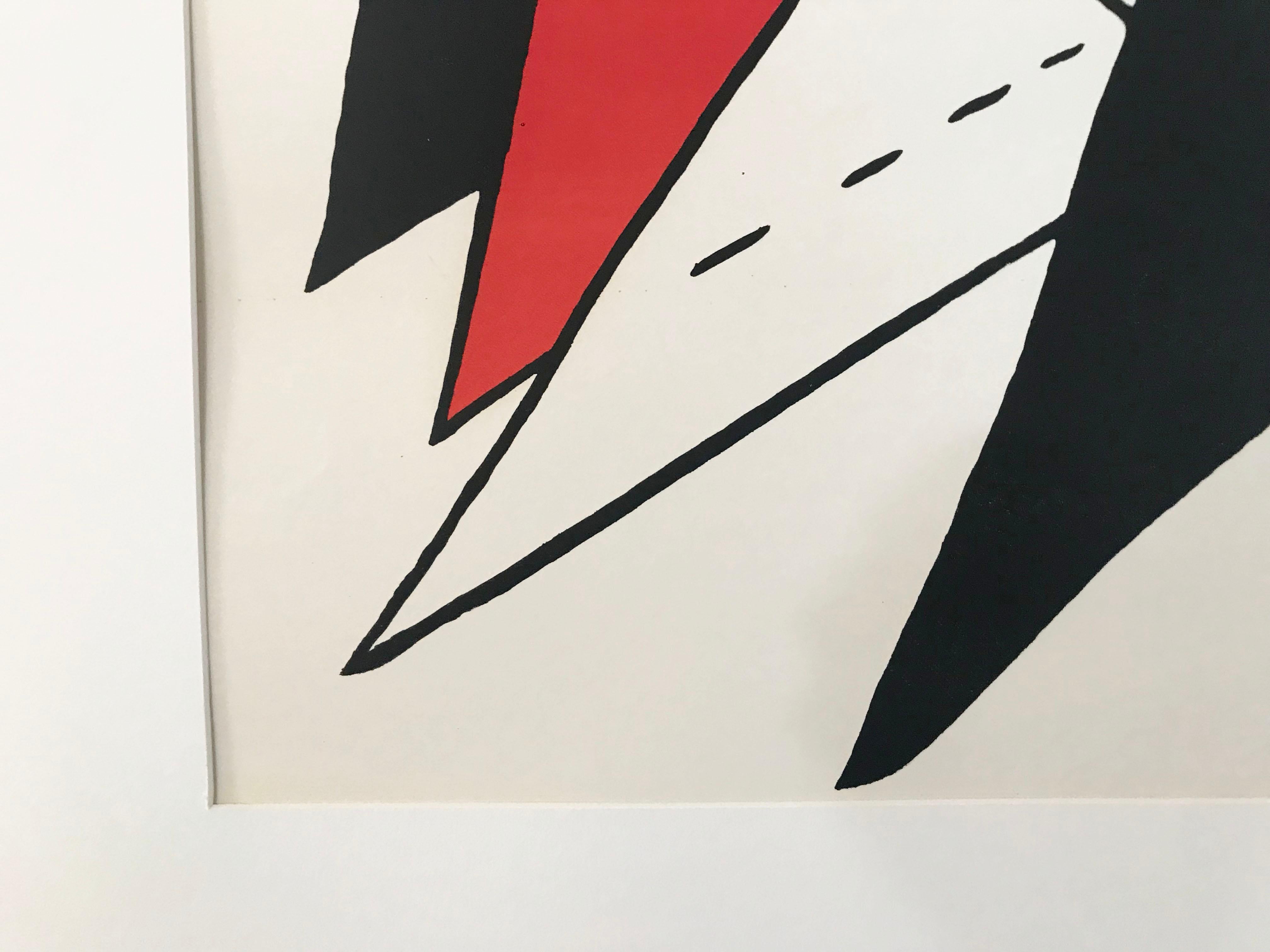 Lithographie « Stabile ii » d'Alexander Calder pour Drriere Le Miroir, 1976 en vente 3
