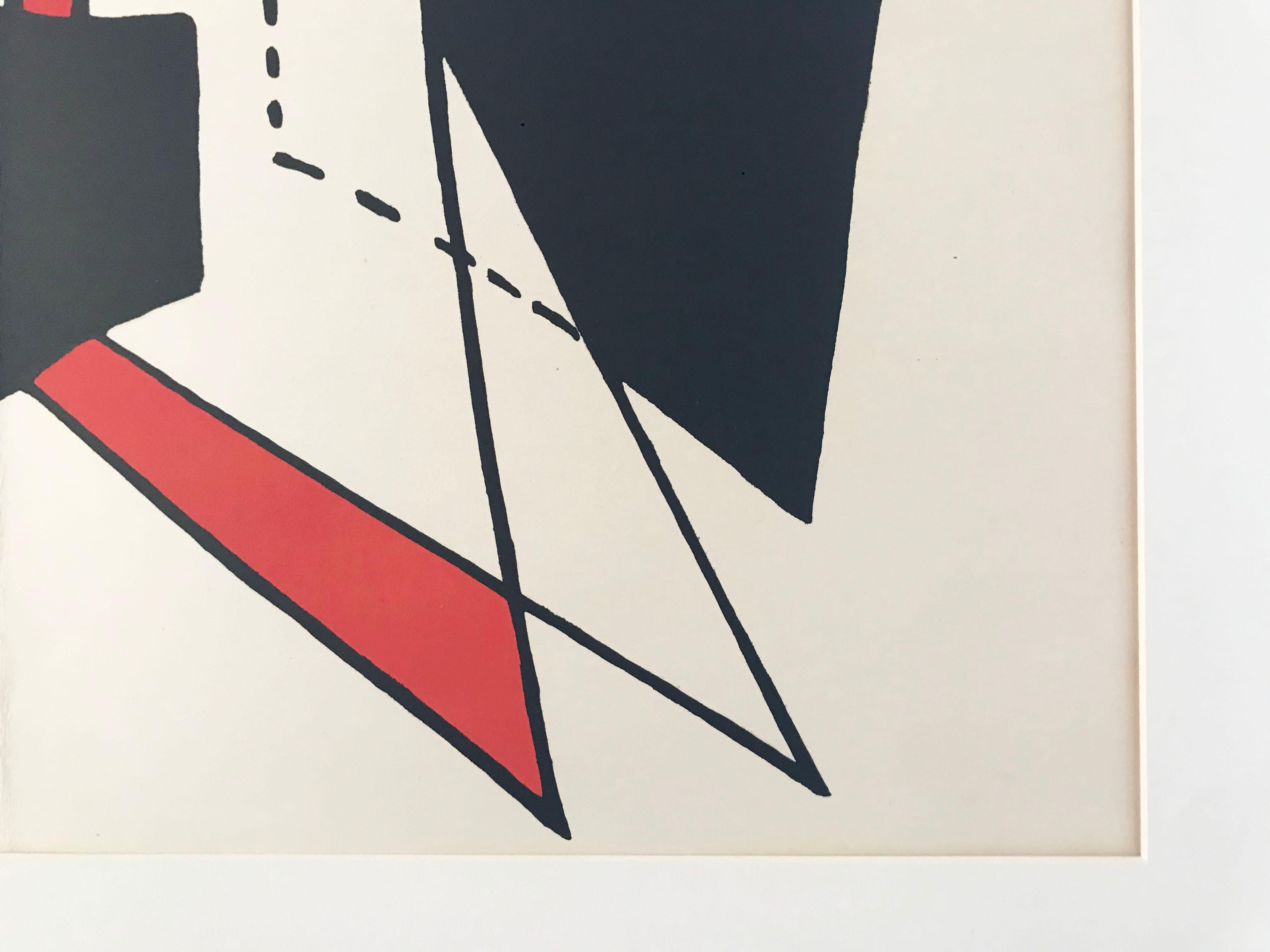 Lithographie « Stabile ii » d'Alexander Calder pour Drriere Le Miroir, 1976 en vente 2