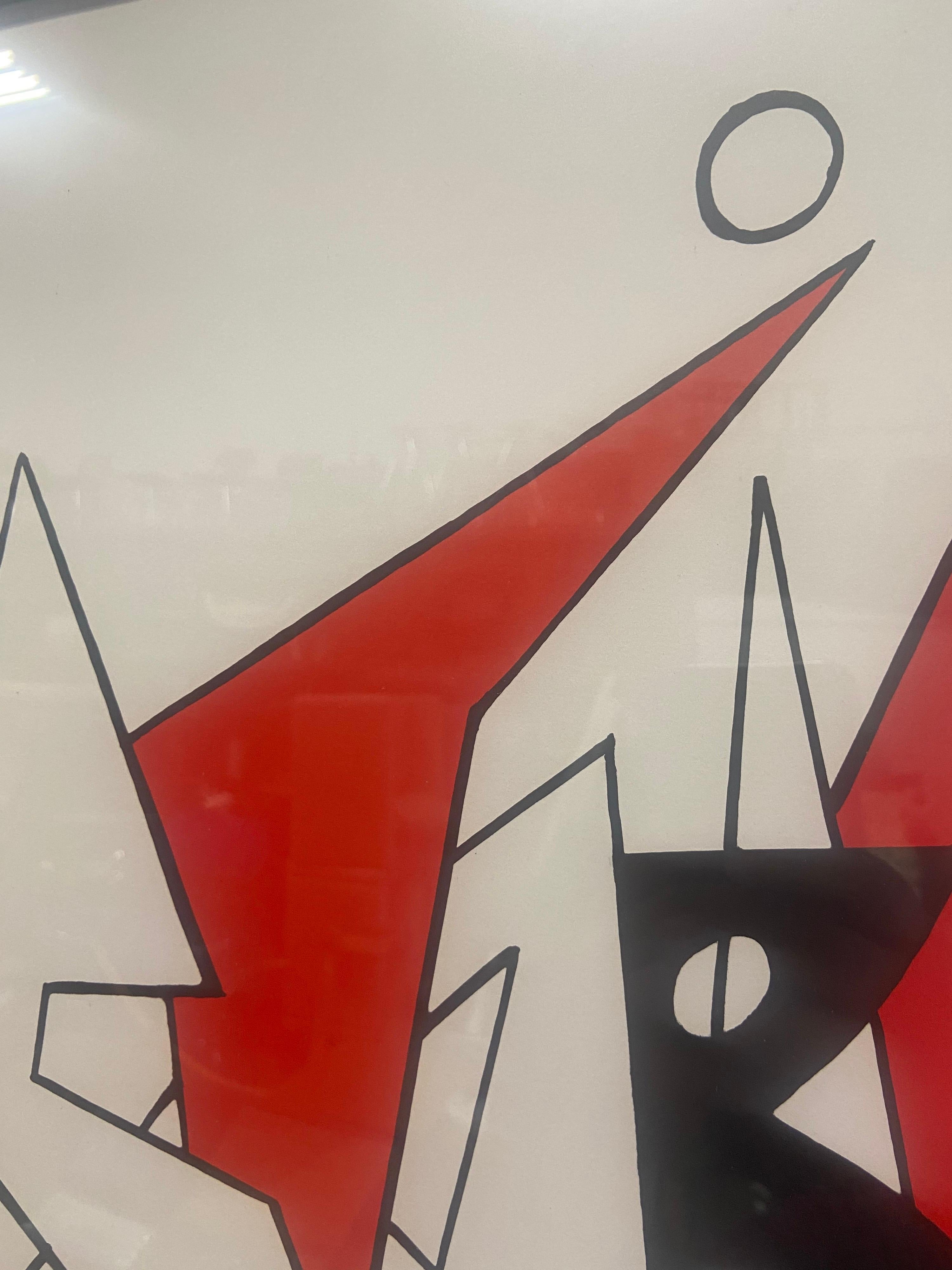Modern Alexander Calder “Stabiles” Signed Lithograph