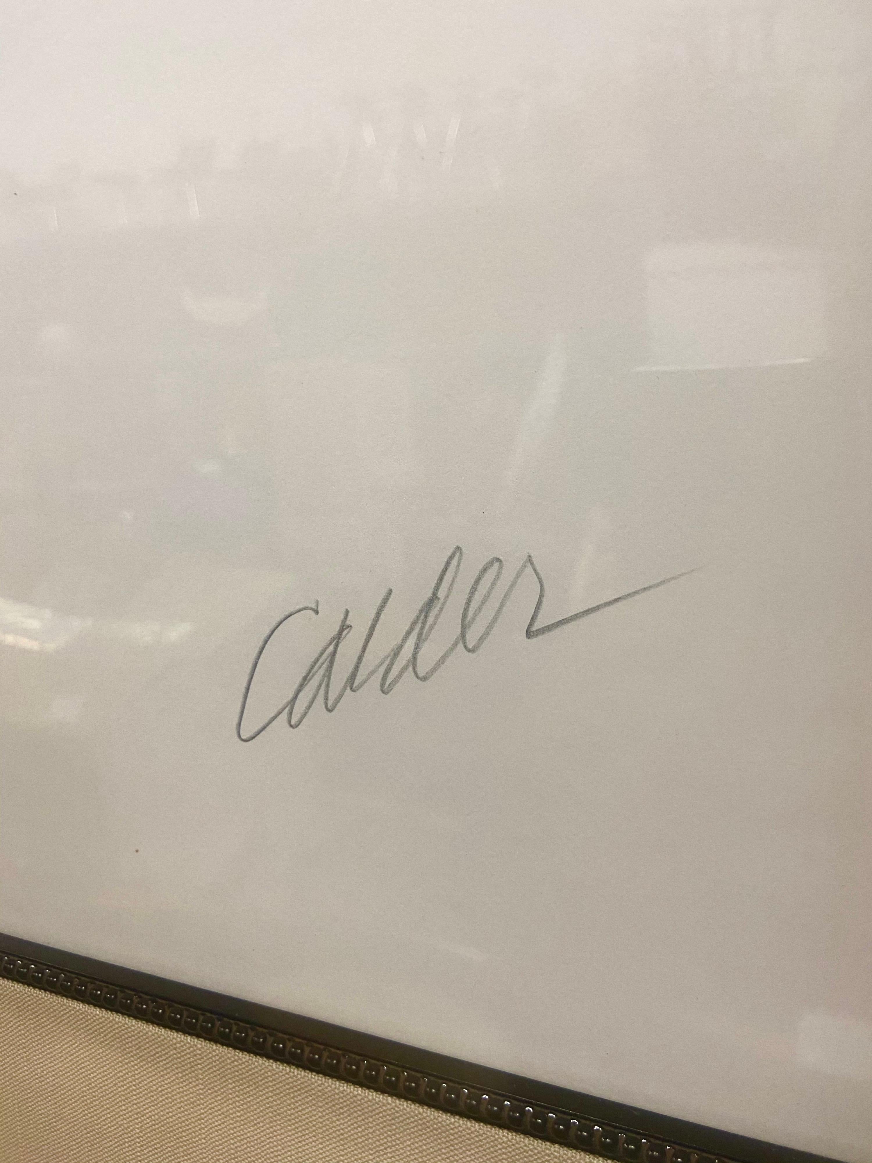Alexander Calder “Stabiles” Signed Lithograph In Good Condition In BROOKLYN, NY