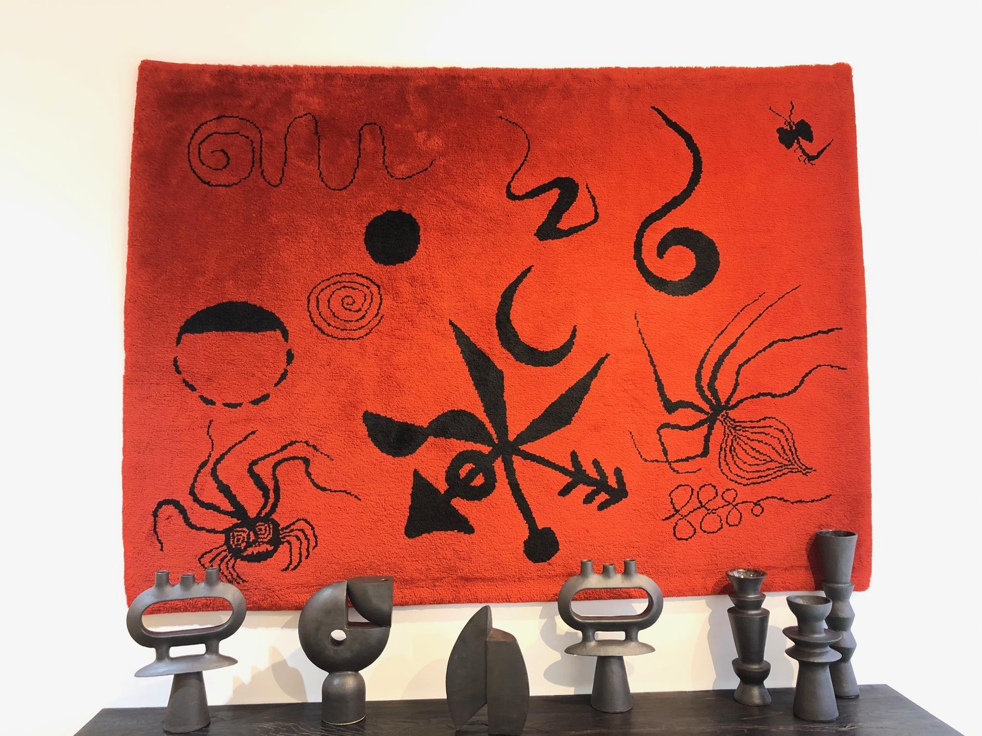 French Alexander Calder Tapestry/ Rug, 