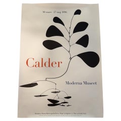 Alexander Calder – Vintage-Ausstellungsplakat des Moderna Museet, Stockholm, Schweden