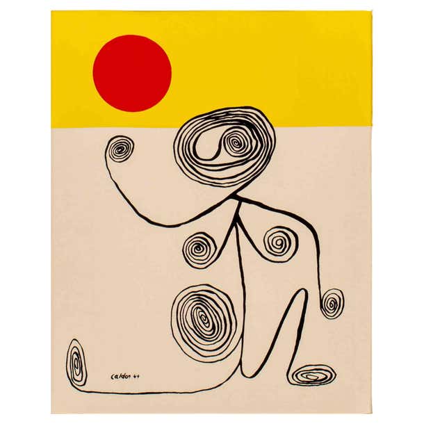 Alexander Calder Wire Figure Lithograph at 1stDibs | alexander calder ...