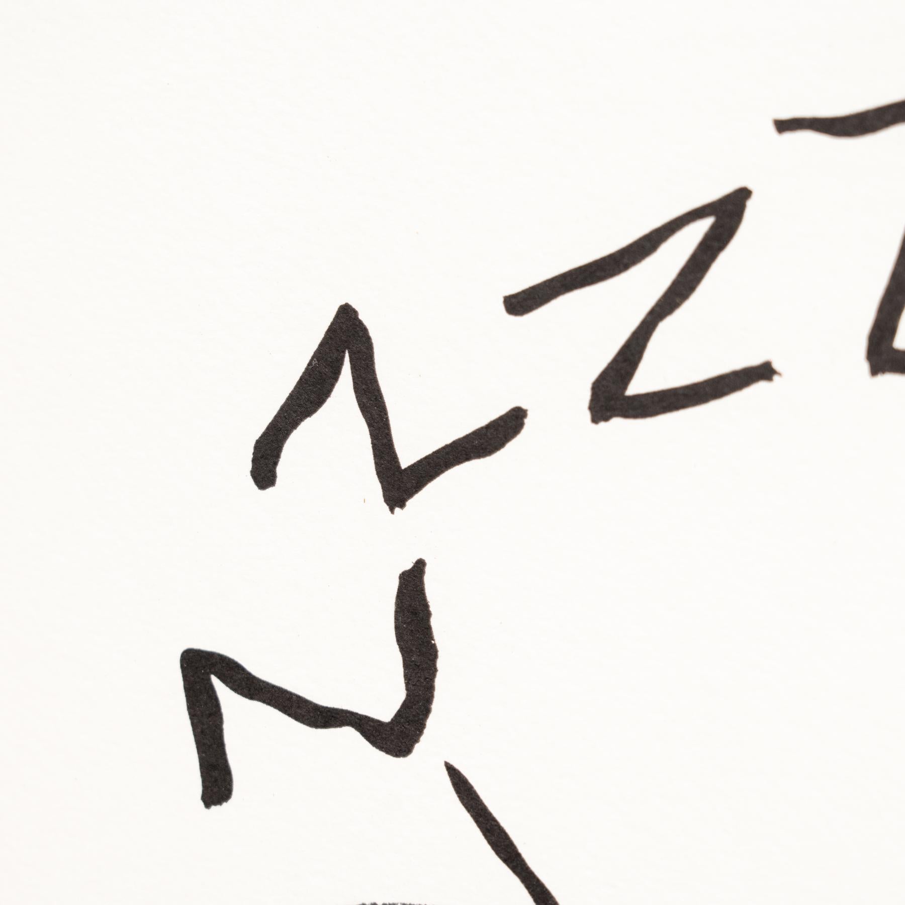 Lithographie « Z » d'Alexander Calder, 1973 en vente 1