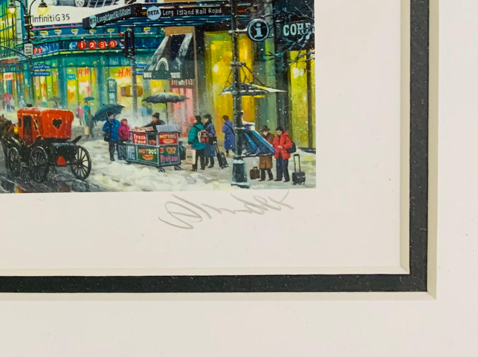 Alexander Chen Empire State Building Print Signed and Numbered, Framed 2