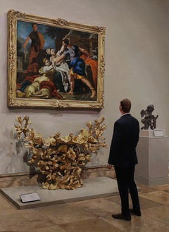 "Admiring Francesco Solimena'", Oil Painting