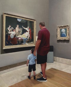 "Bonding Time - Norton Simon Museum'", Oil Painting