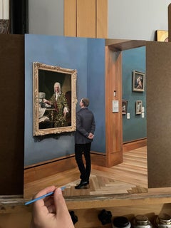 "Getty Museum'", Oil Painting