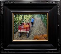 "October Memories" (2025) Acrylic Portrait Painting on ACM Panel