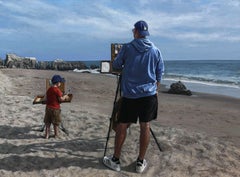 "Side by Side" (2025) Acrylic Portrait Painting on ACM Panel