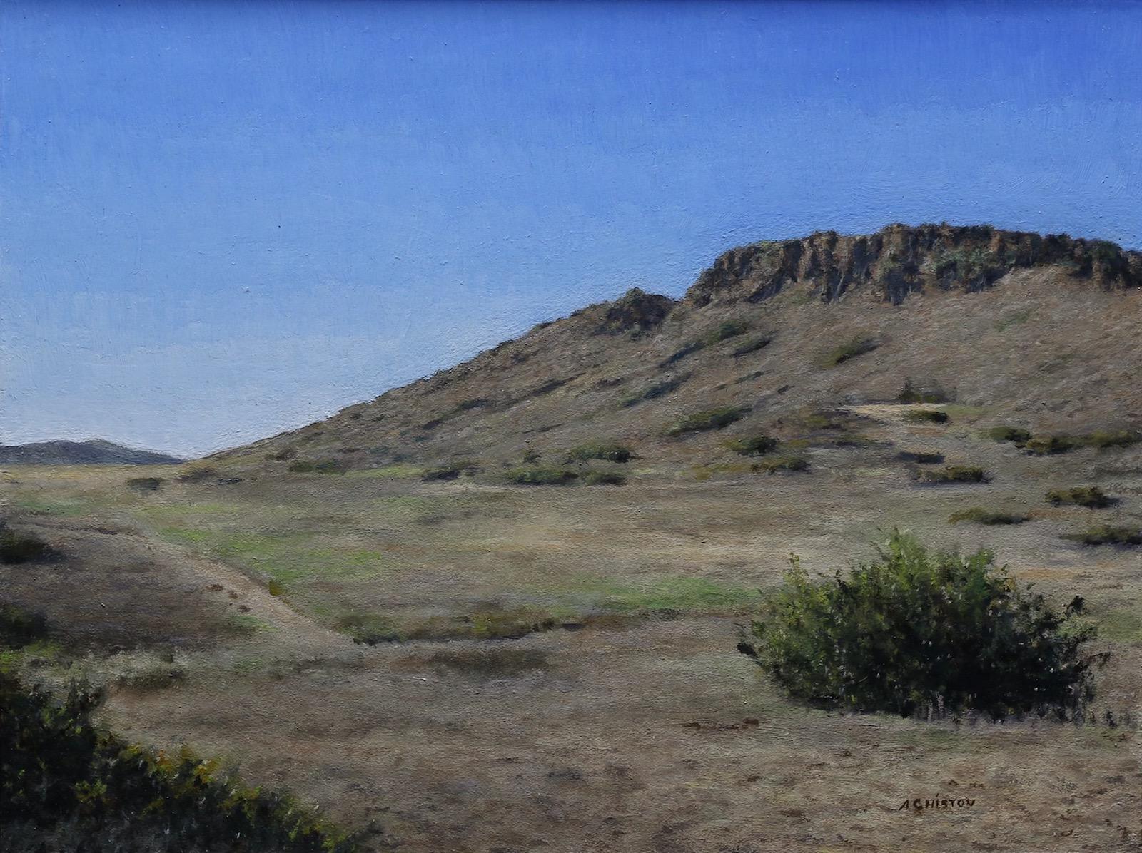 "Parchi regionali di Wildwood, Thousand Oaks", pittura ad olio plein air