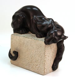 Alexander Danel for Austin Sculpture Post-Modernist Panther Sculpture