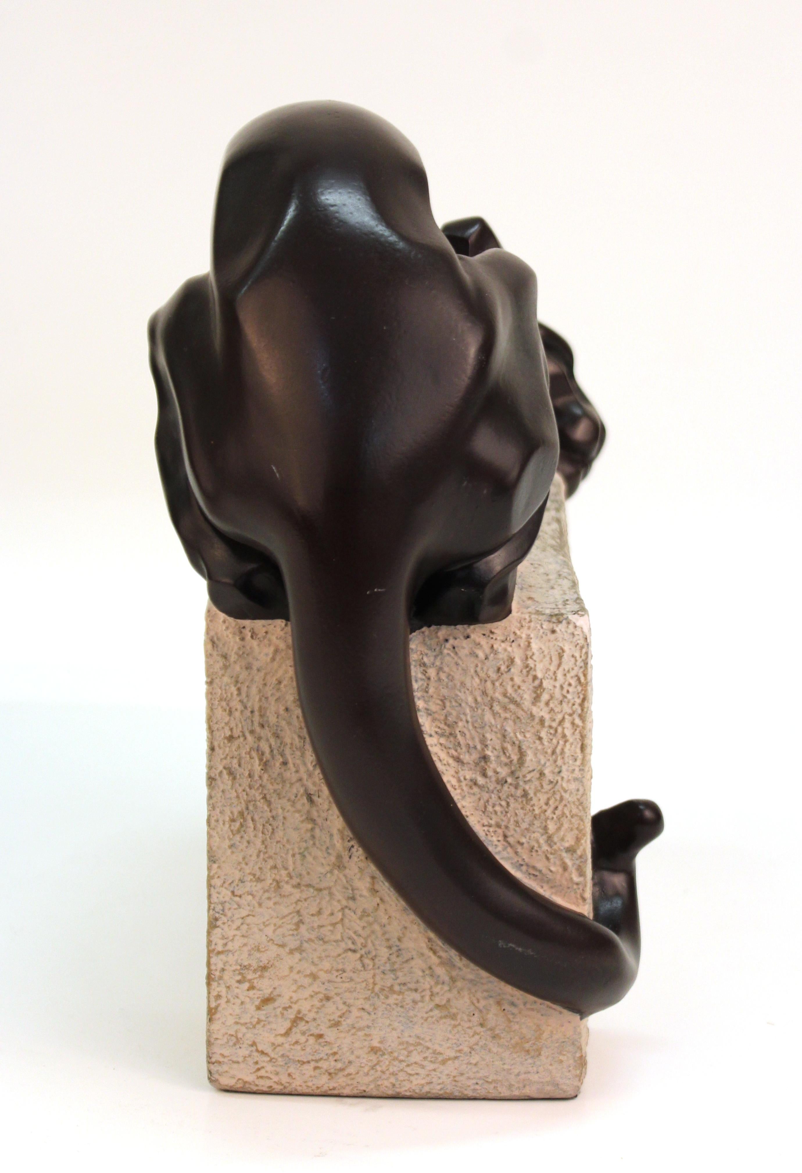 Alexander Danel for Austin Sculpture Post-Modernist Panther Sculpture In Good Condition In Astoria, NY