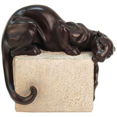 Alexander Danel for Austin Sculpture Post-Modernist Panther Sculpture