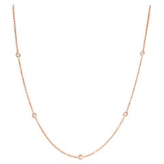 Alexander Diamonds by the Yard Necklace 18 Karat Rose Gold