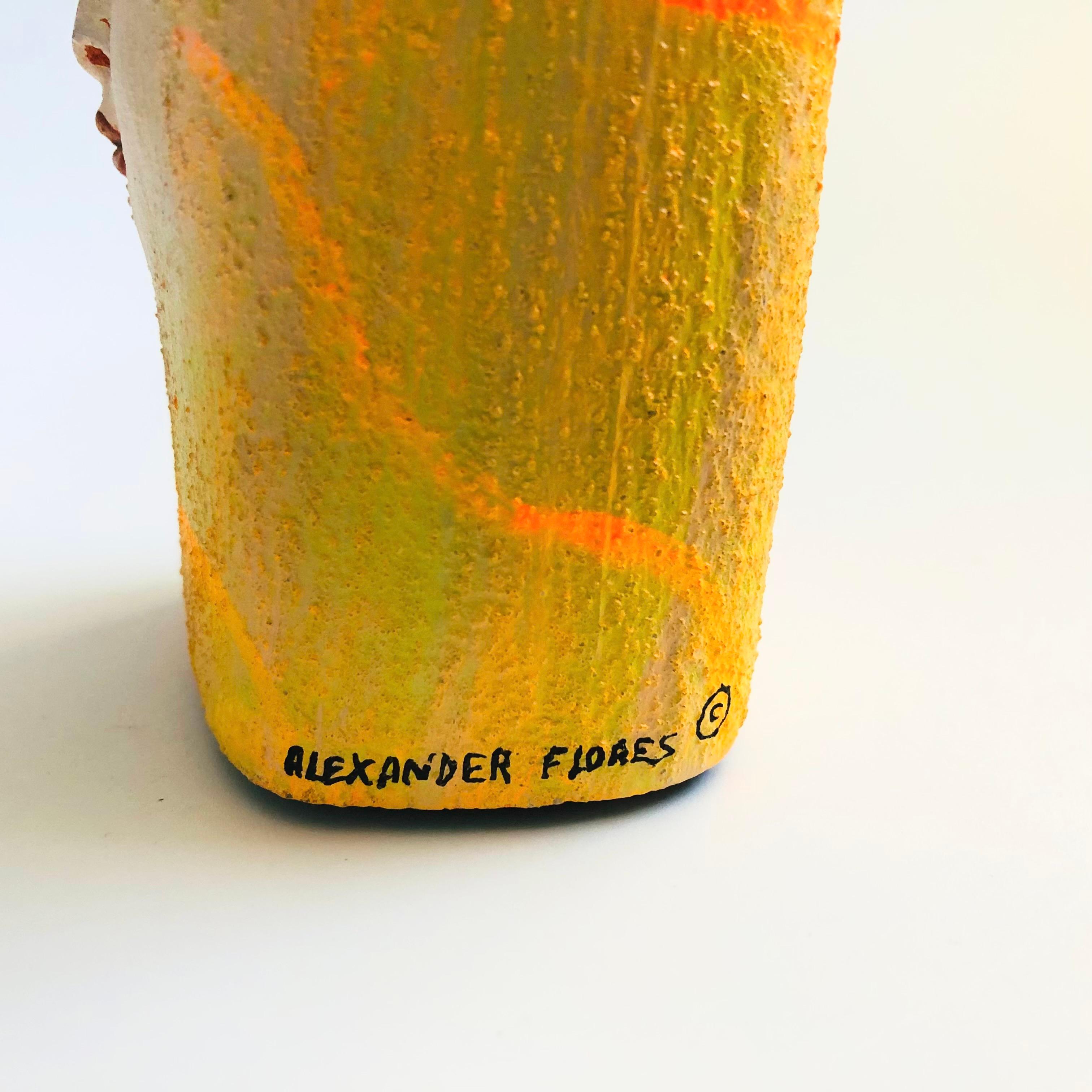 Alexander Flores Mexican Postmodern Pottery Sculpture For Sale 4