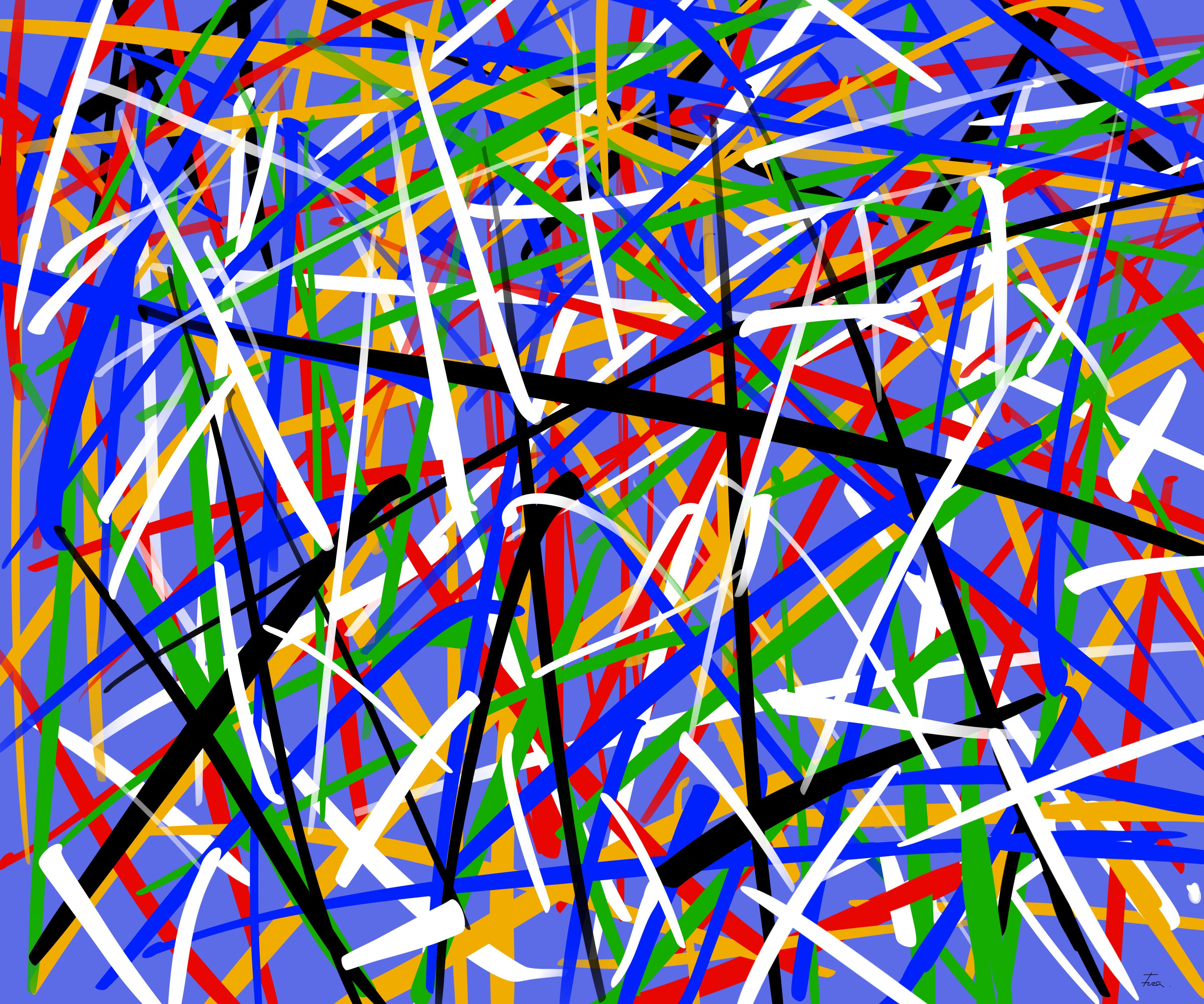 Alexander Fuza Abstract Print - Abstraction, F, Digital on Other