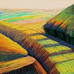 Landschaftslandschaft abstrakt, Digital auf anderen