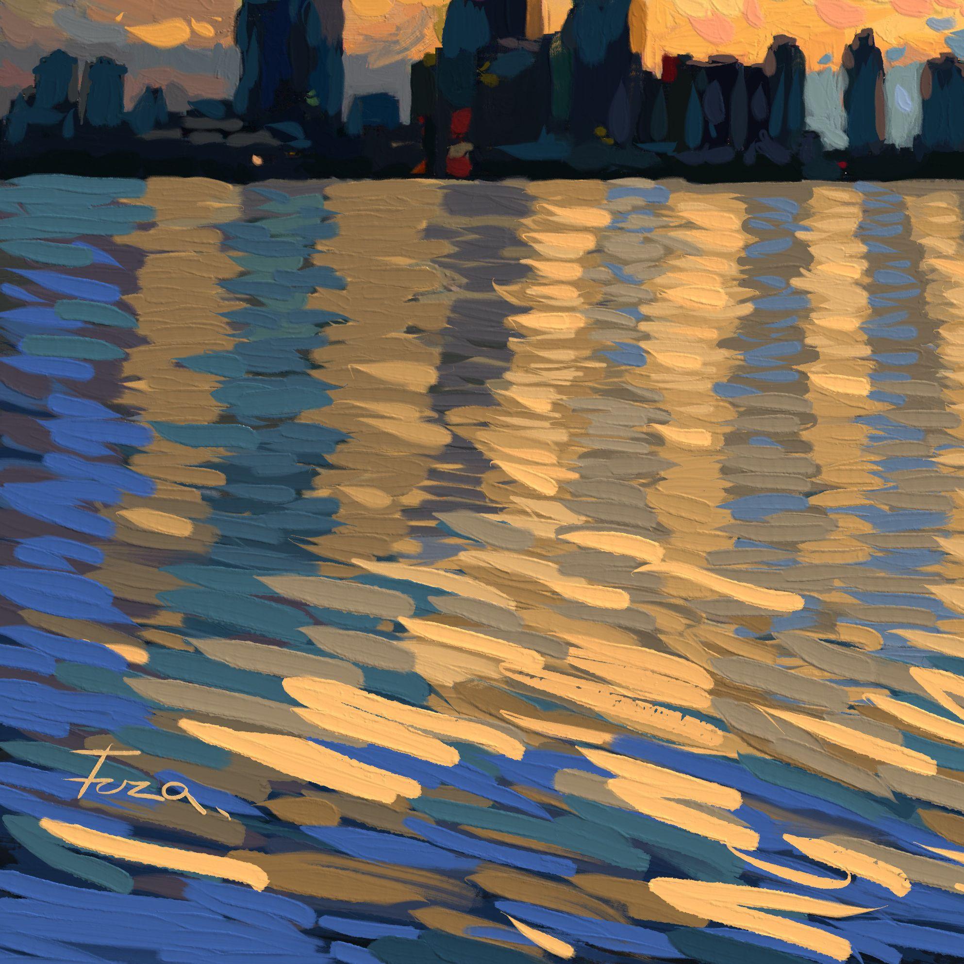 New York, Digital on Canvas For Sale 1