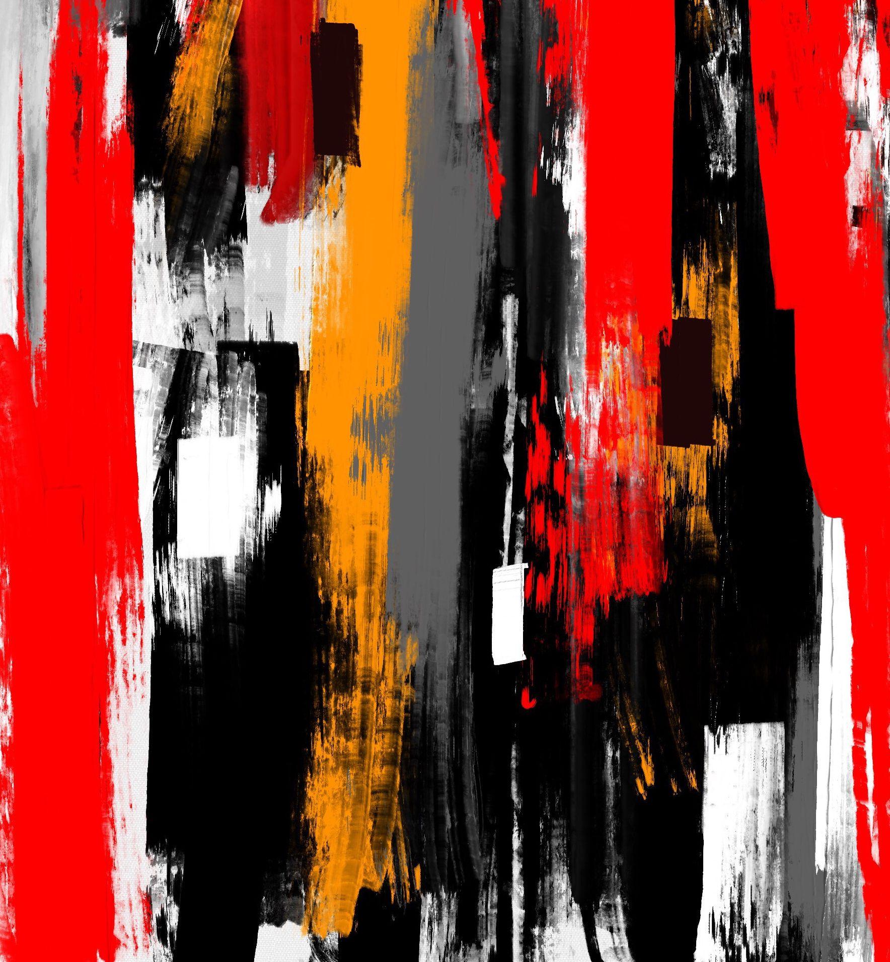 Ukraine, aggression, war, abstraction, fire, murder :: Digital :: Abstract :: This piece comes with an official certificate of authenticity signed by the artist :: Ready to Hang: No :: Signed: Yes :: Signature Location: in the right corner :: Paper